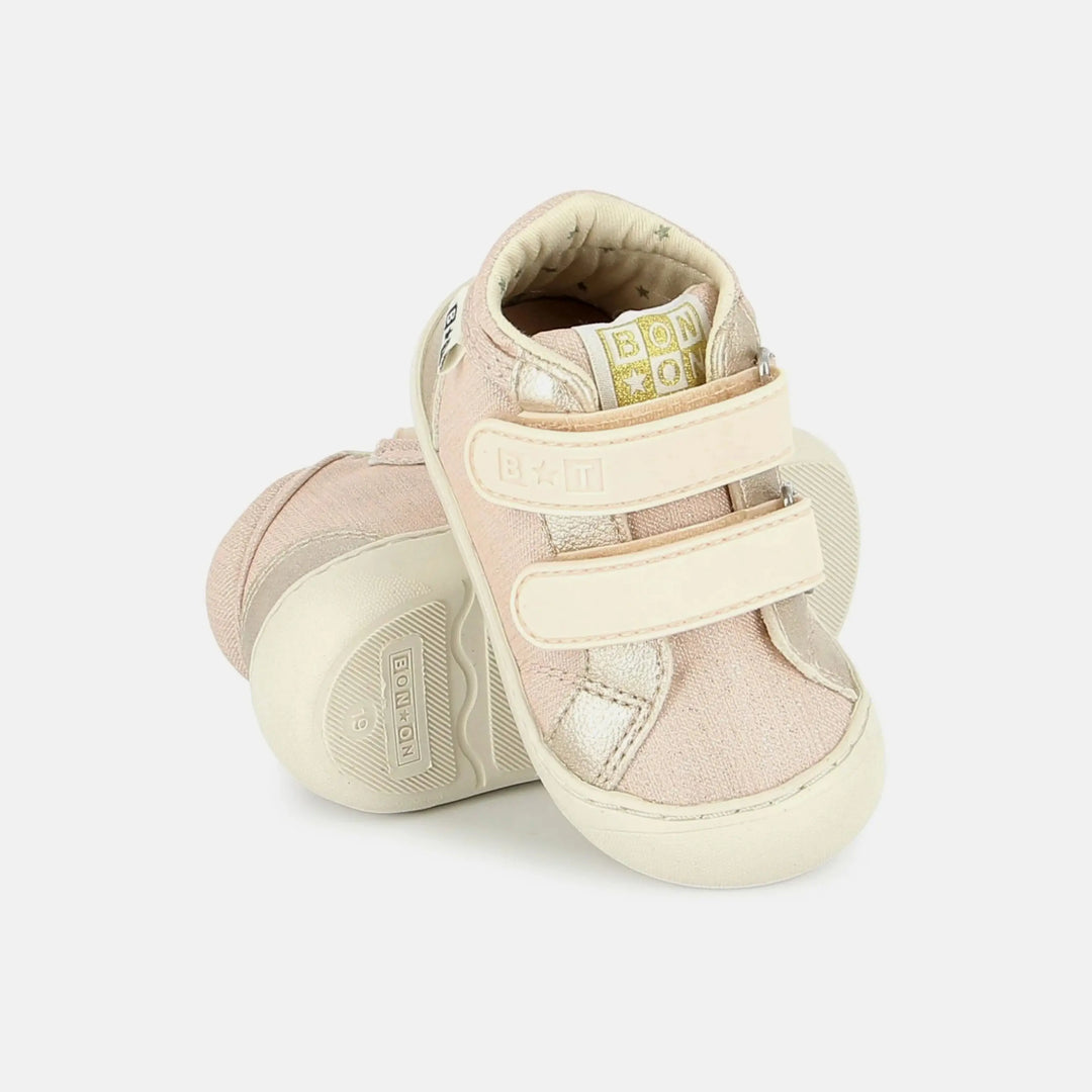 BONTON Bottines en toile Barefoot Smoothie Easy Pink ma petite pointure 