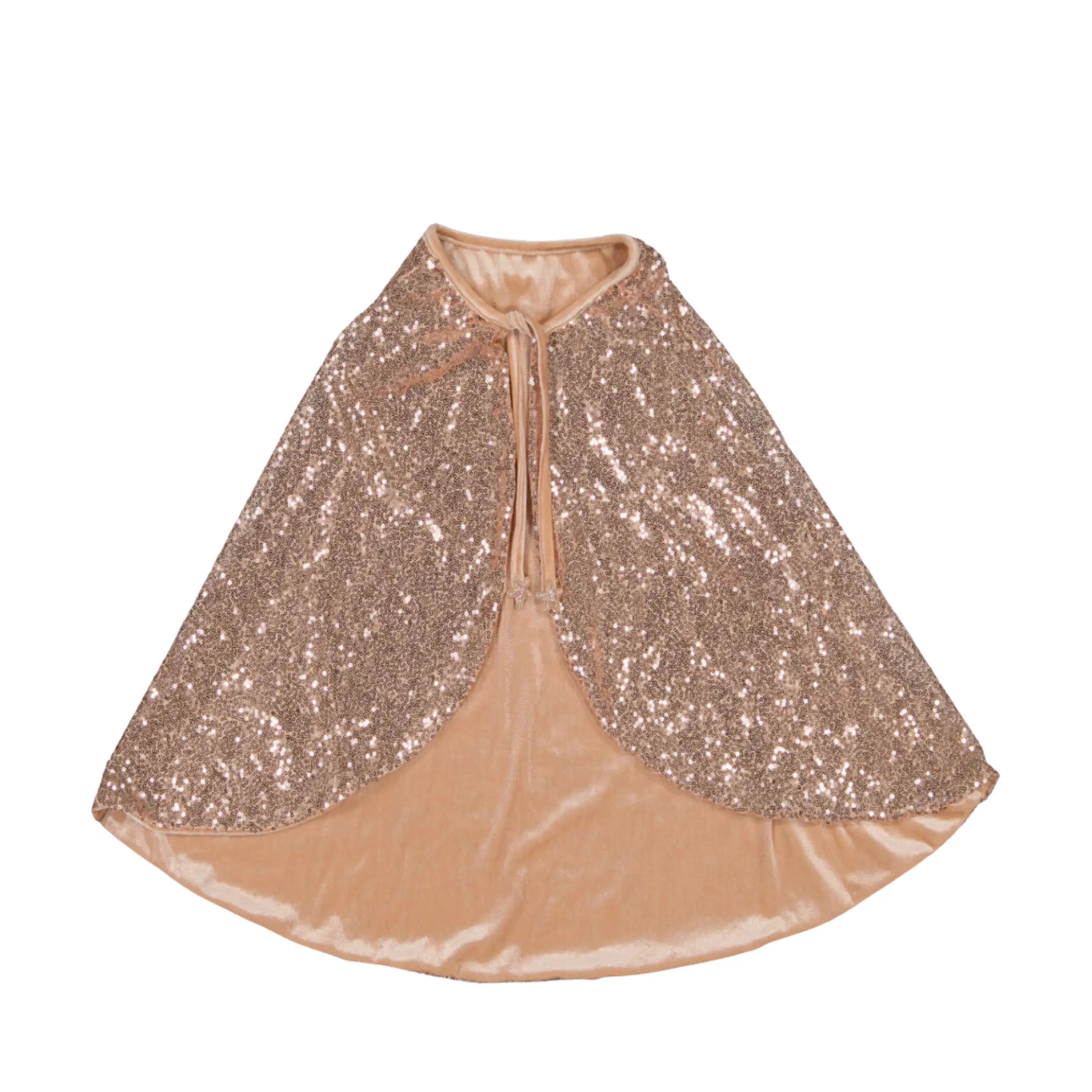 LUCIOLE ET PETIT POIS Cape Sequins Roses ma petite pointure 