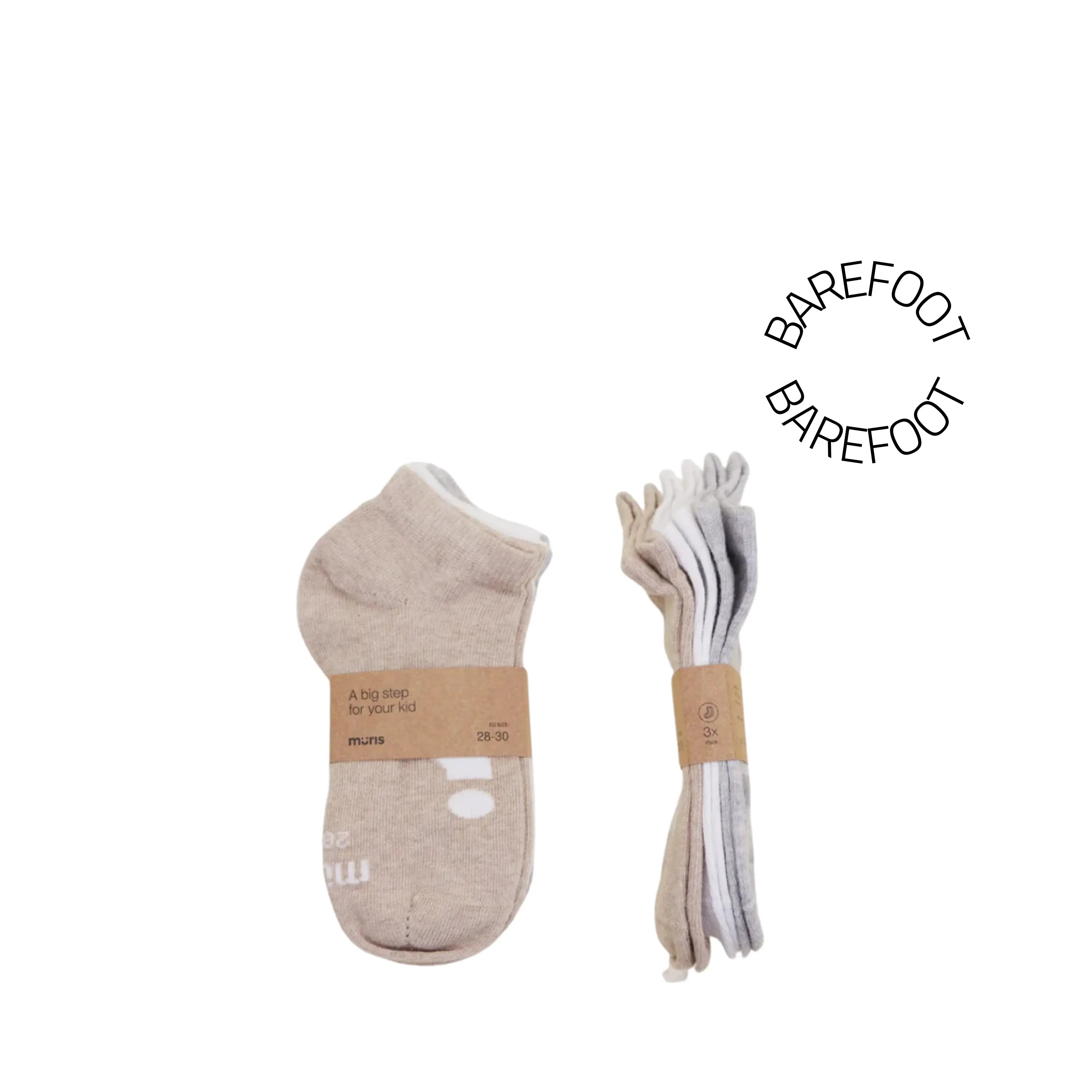 MURIS Chaussettes Barefoot Ankle Mini ma petite pointure 