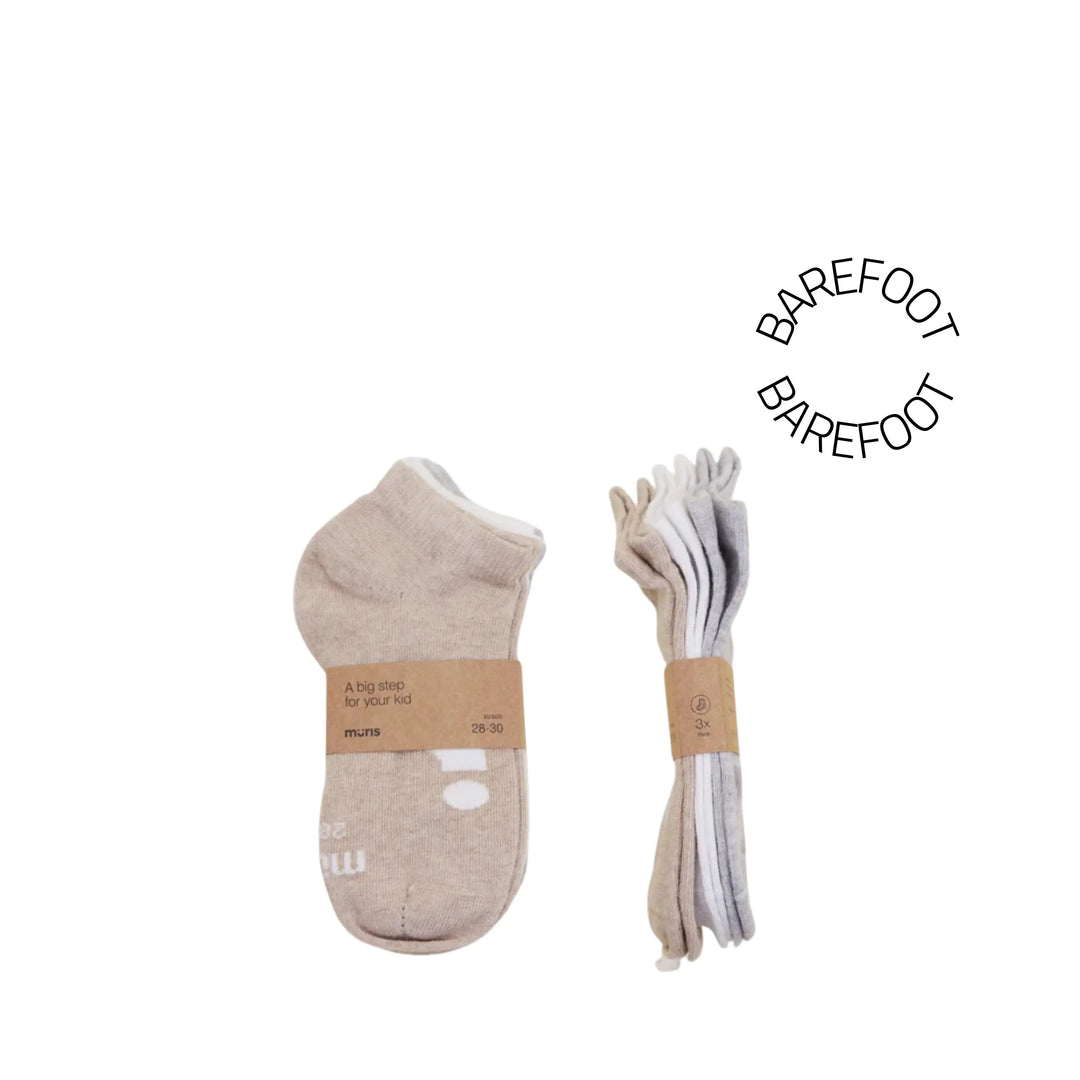 MURIS Chaussettes Barefoot Ankle Mini ma petite pointure 