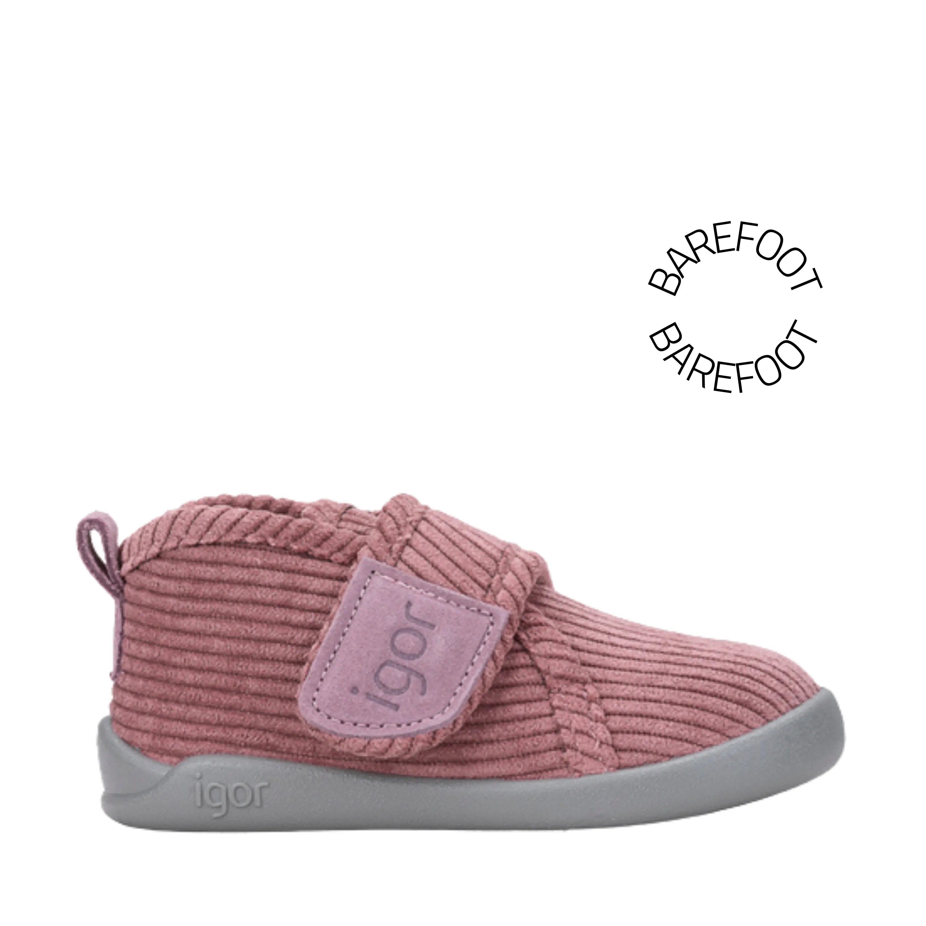 IGOR Chaussons Barefoot Homie Pana Rosa ma petite pointure 
