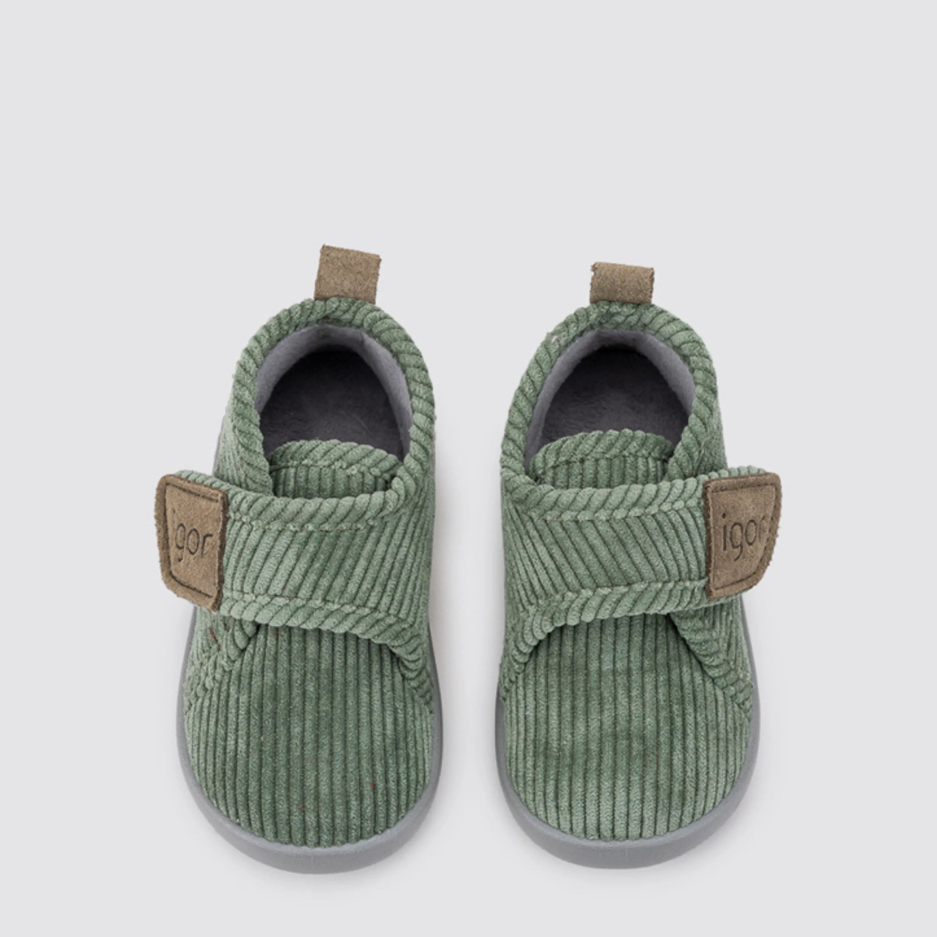 IGOR Chaussons Barefoot Homie Pana Verde ma petite pointure 