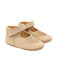 POM POM Chaussons Beginners Ballerina Heart Light Camel ma petite pointure 