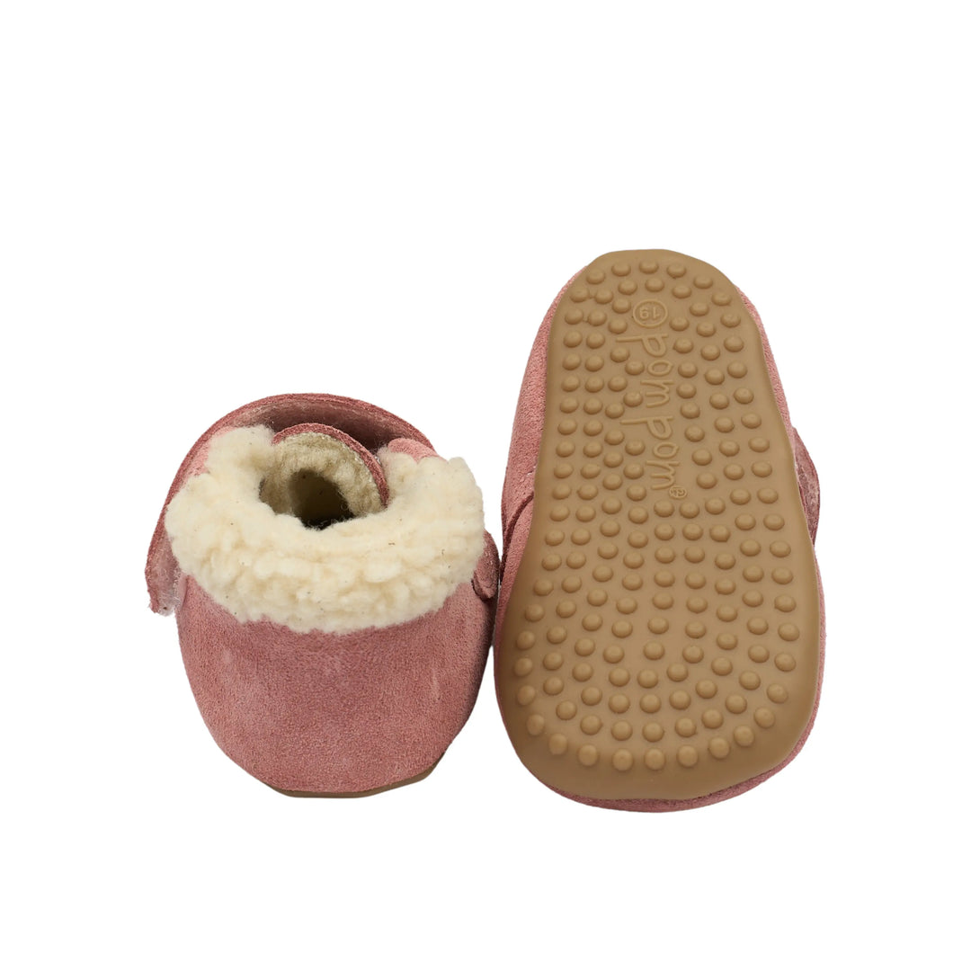 POM POM Chaussons Beginners Shepheard Velcro Old Rose ma petite pointure 