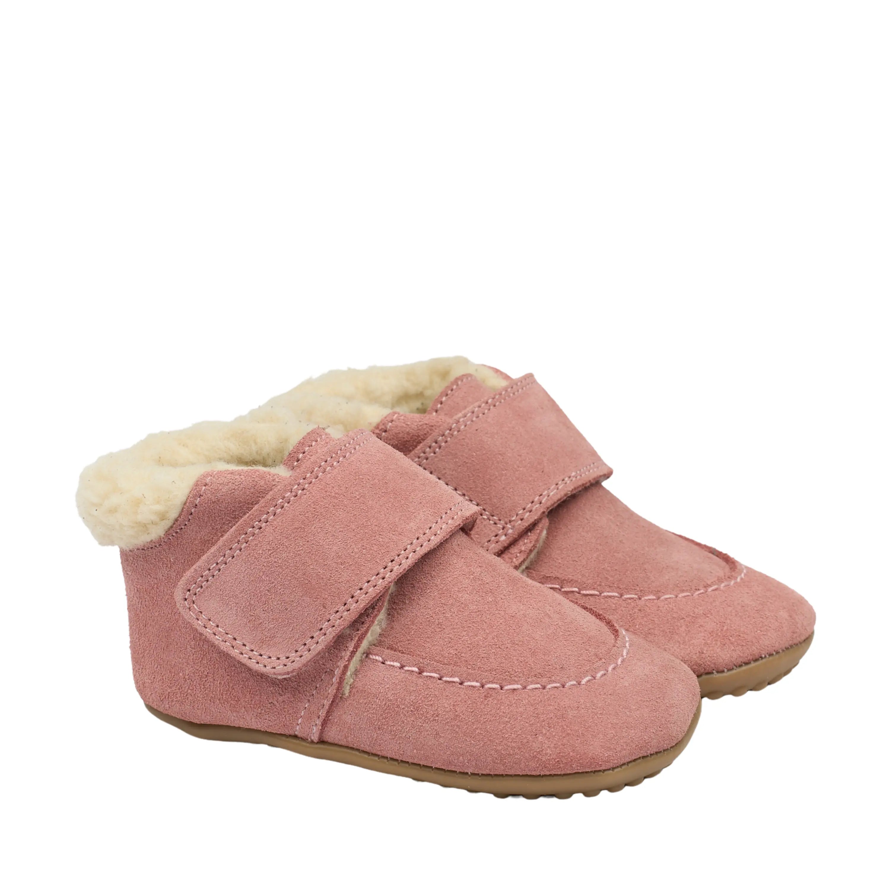 POM POM Chaussons Beginners Shepheard Velcro Old Rose ma petite pointure 