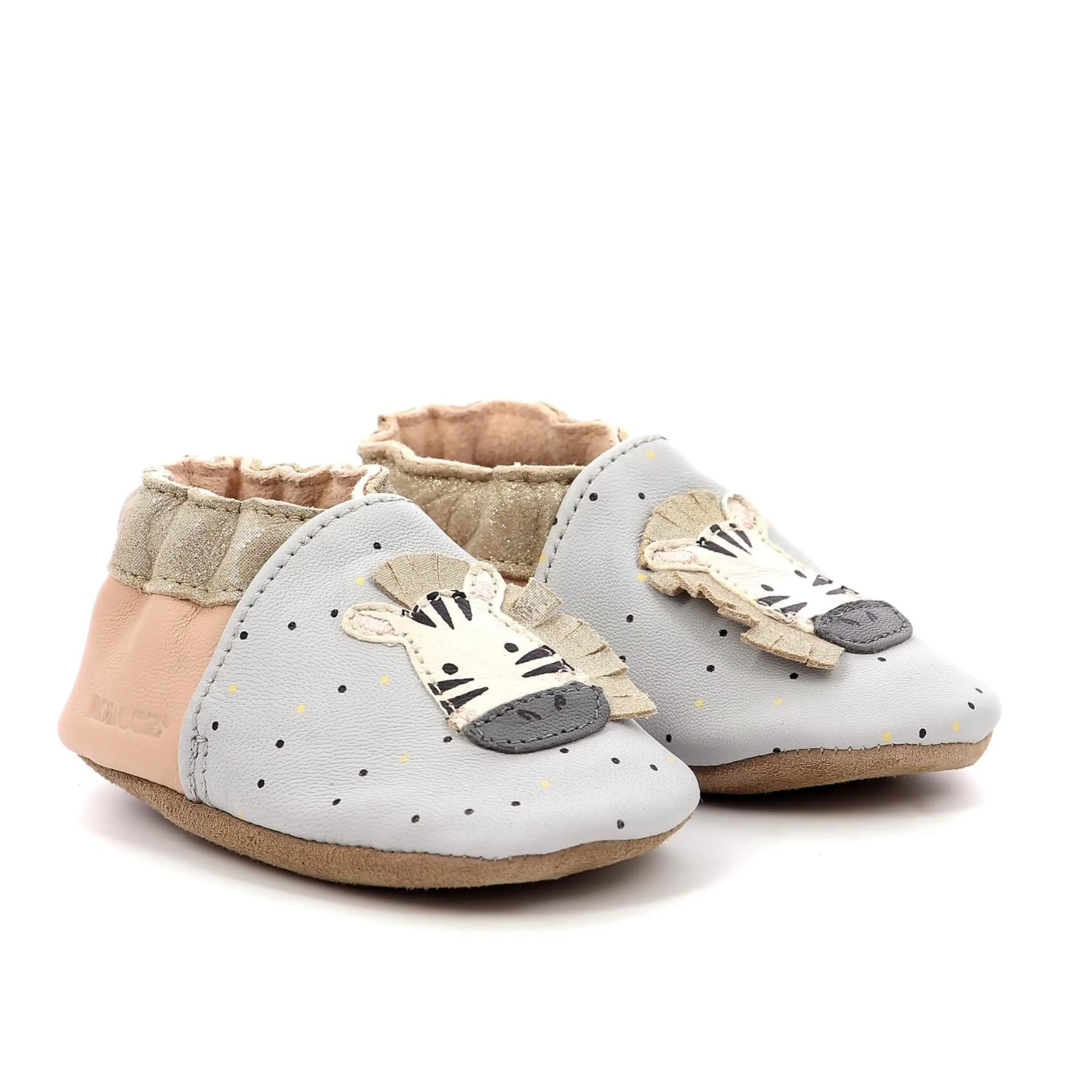 Chausson cuir top bébé robeez