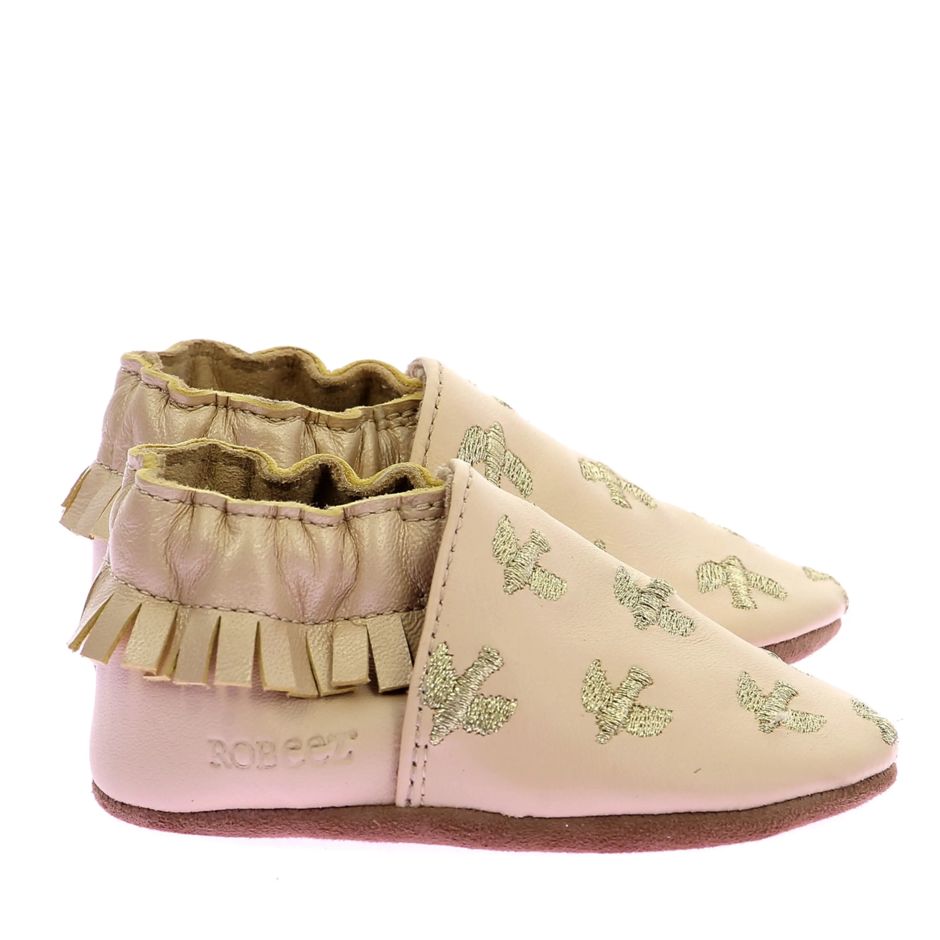 ROBEEZ Chaussons Sweet Birds Beige ma petite pointure 