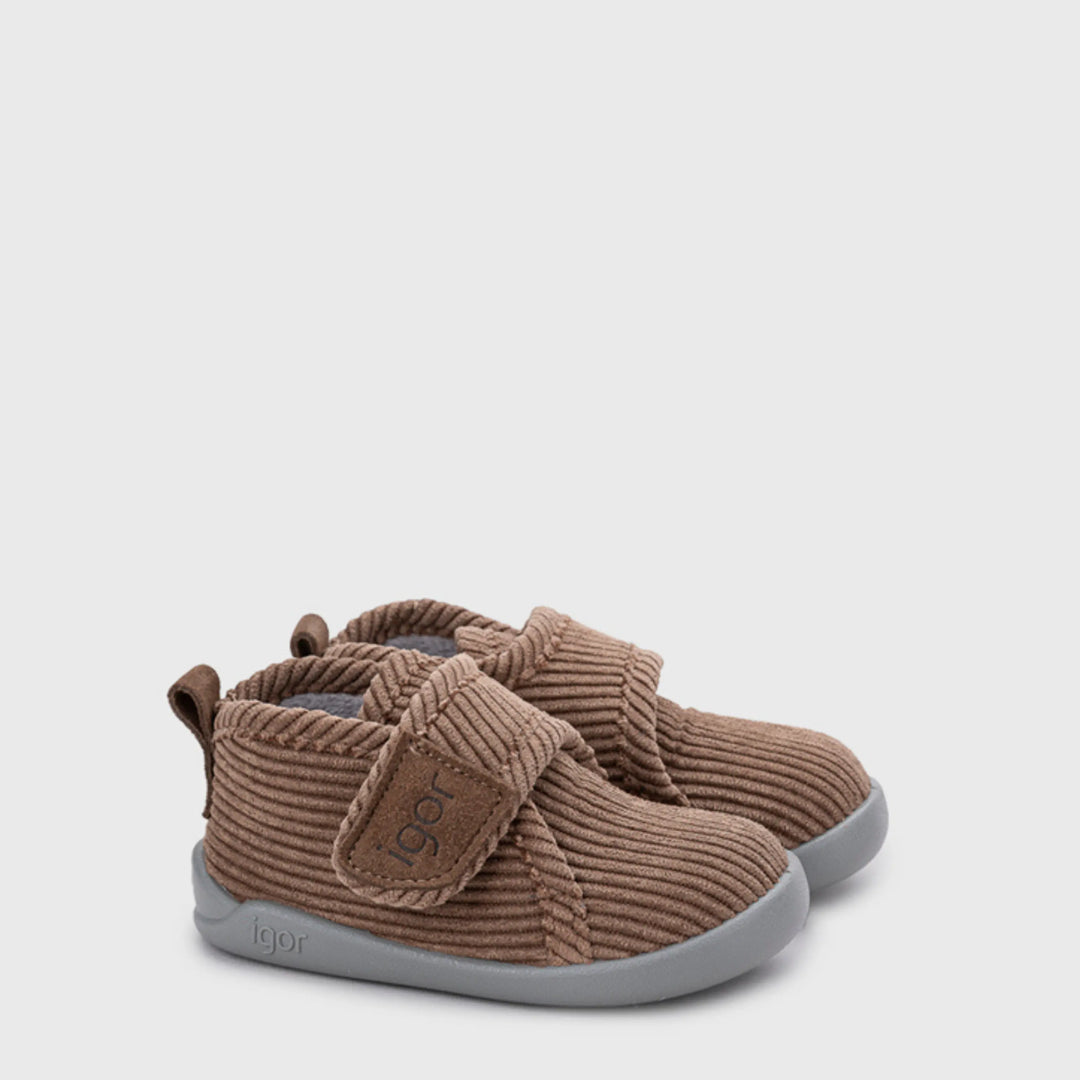 IGOR Chaussons Barefoot Homie Pana Marron ma petite pointure 