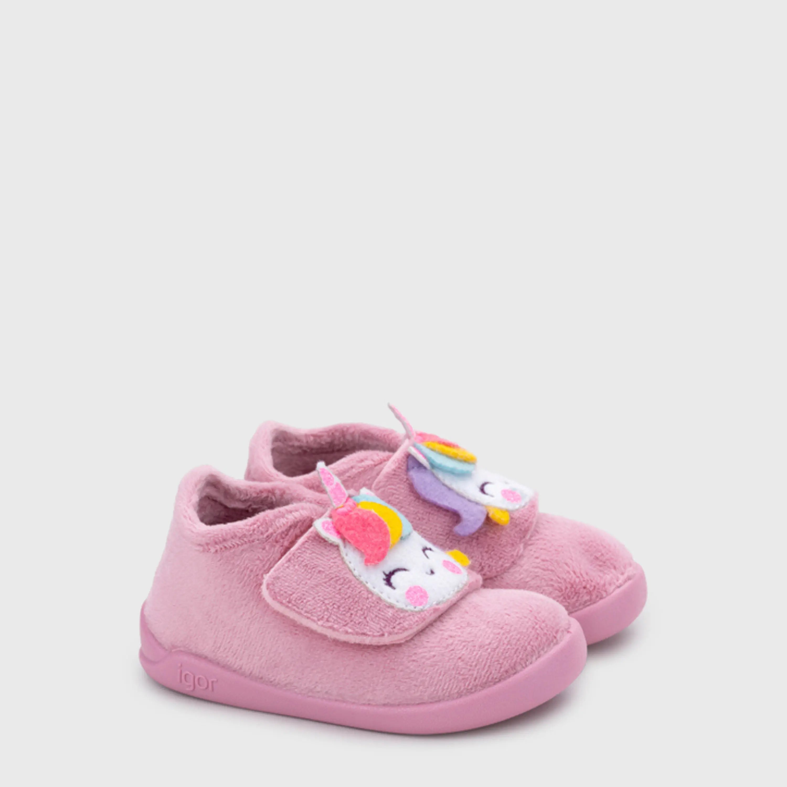 IGOR Chaussons Barefoot Homie Unicornio Rosa ma petite pointure 