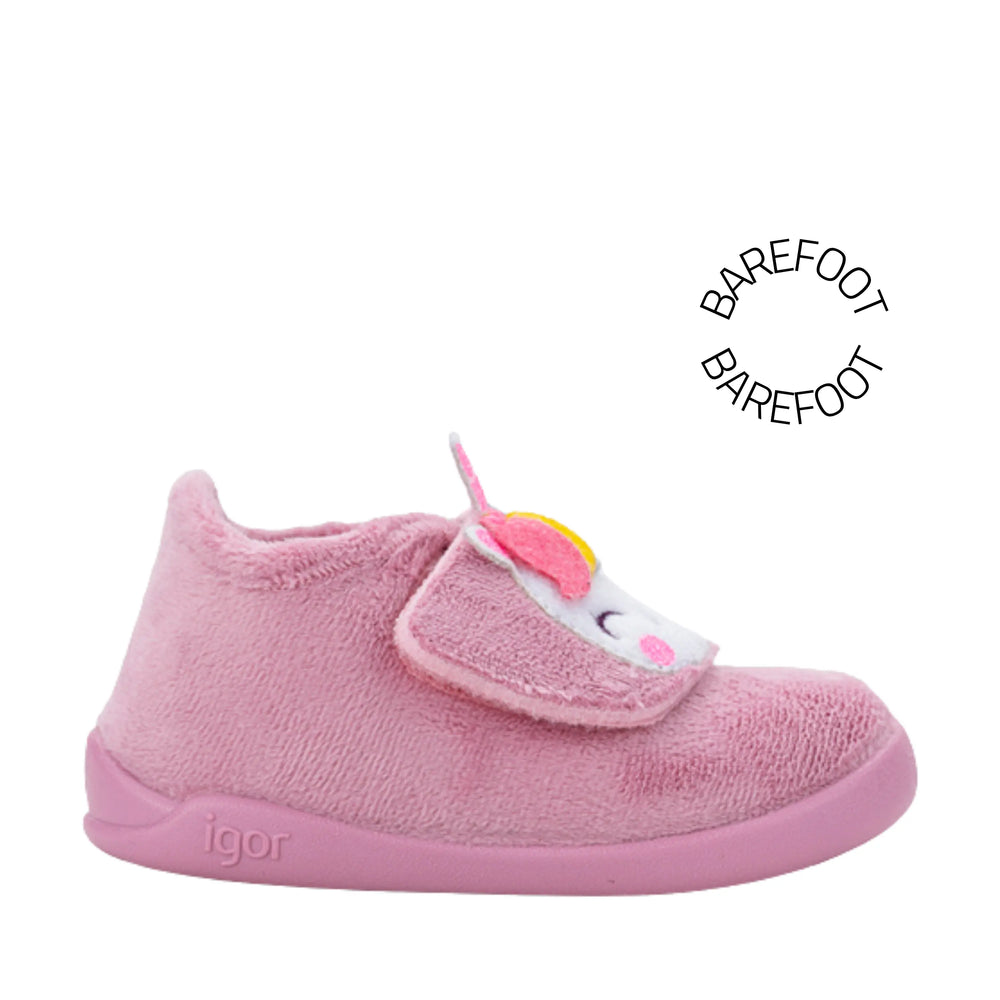 IGOR Chaussons Barefoot Homie Unicornio Rosa ma petite pointure 