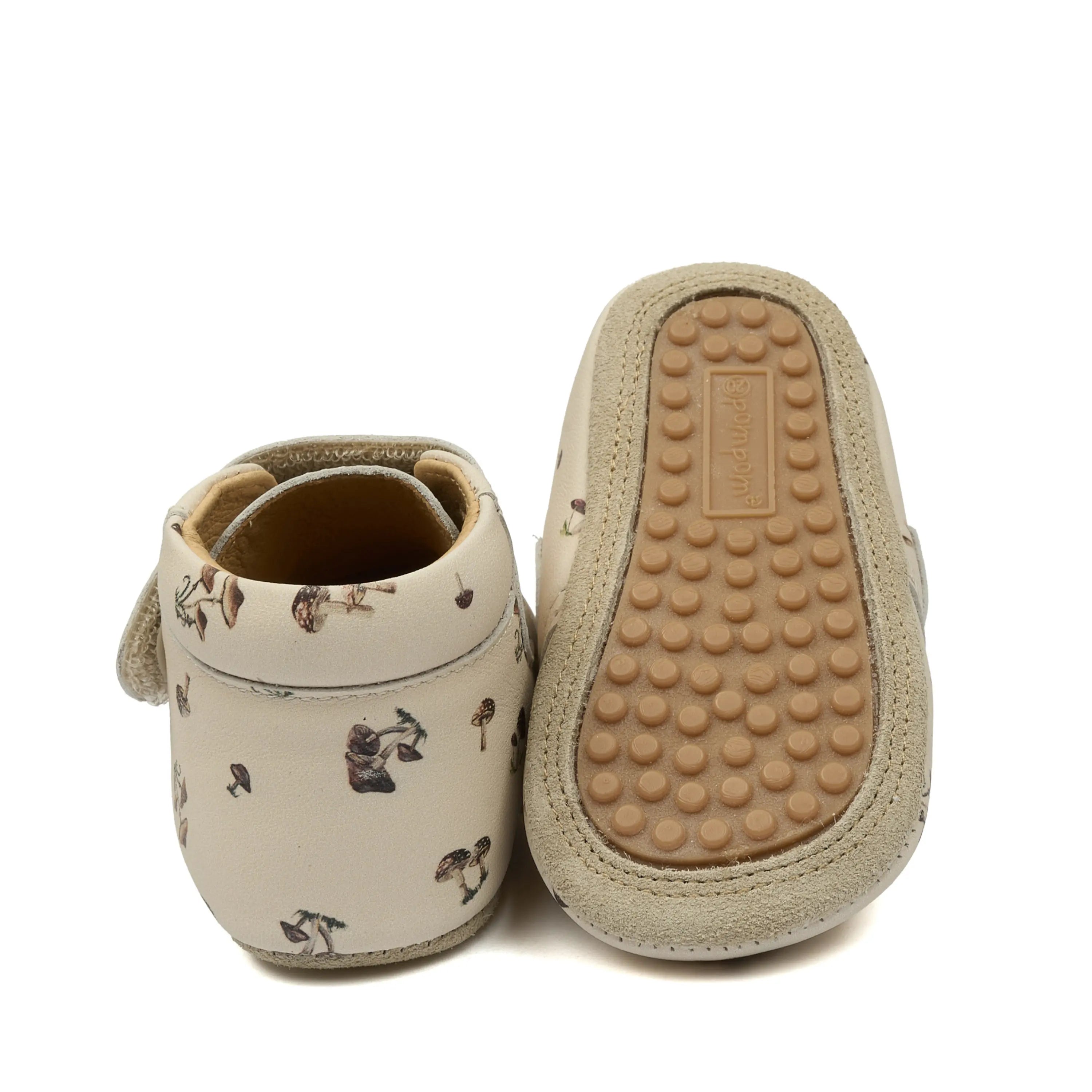 POM POM Chaussons Beginners Velcro Print Fungi ma petite pointure 
