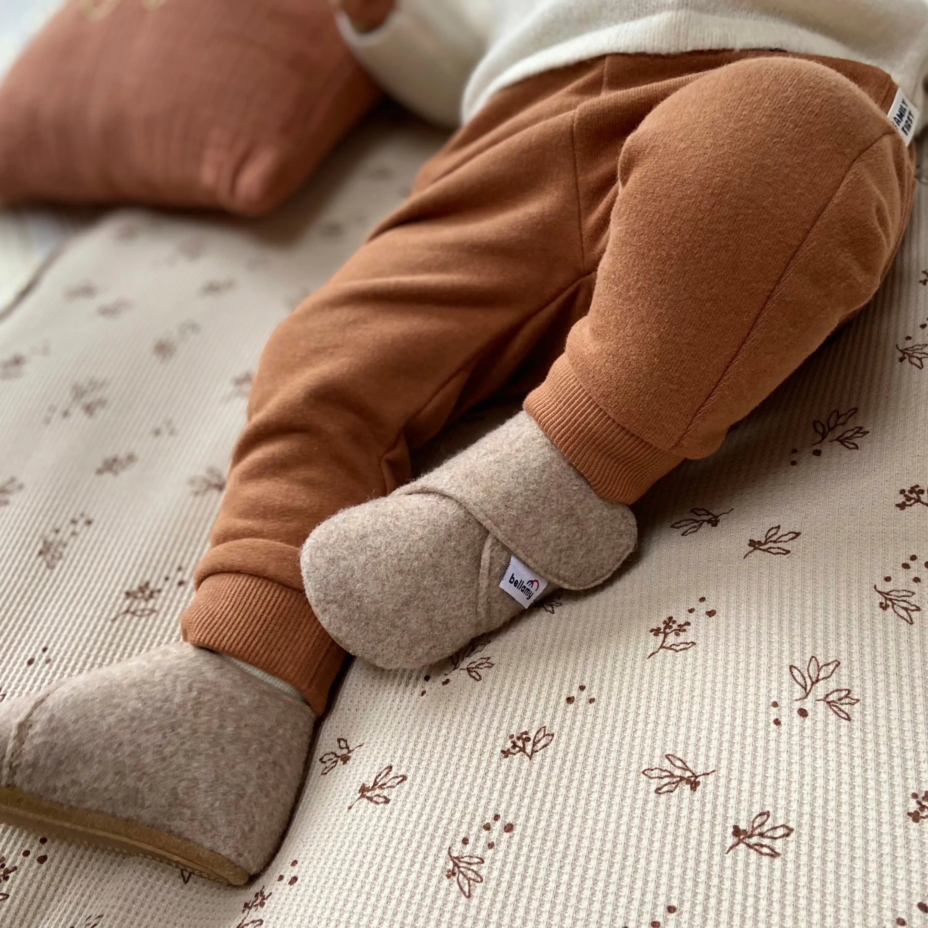 BELLAMY Chaussons Love Feutre Beige ma petite pointure 