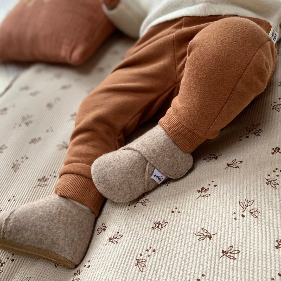 BELLAMY Chaussons Love Feutre Beige ma petite pointure 