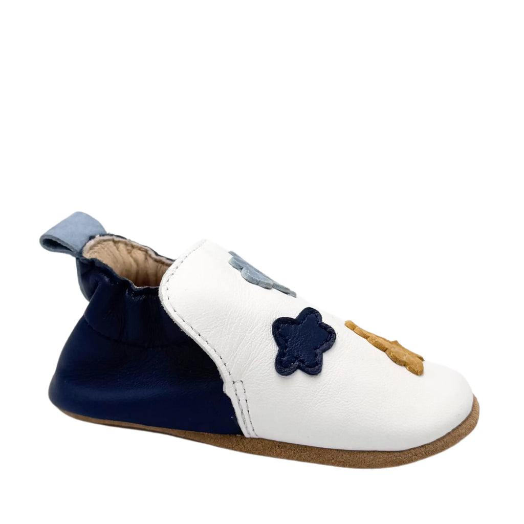 Chaussons Sabli Blanc Marine
