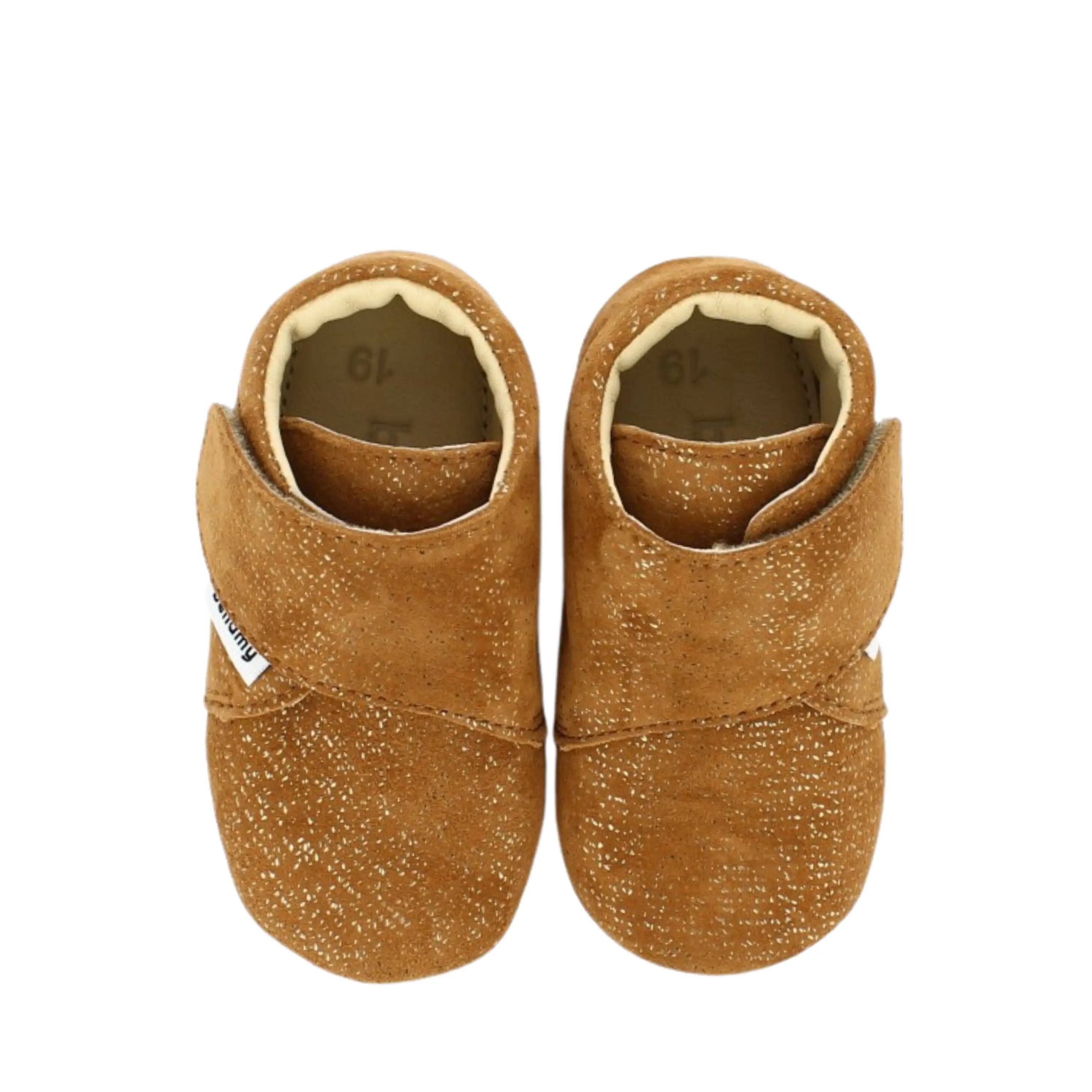 BELLAMY Chaussons Taca Camel Paillette ma petite pointure 