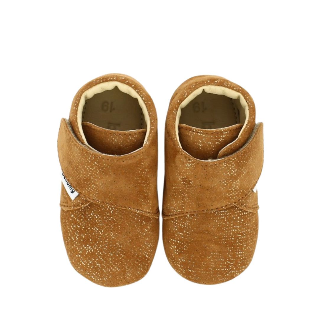 BELLAMY Chaussons Taca Camel Paillette ma petite pointure 