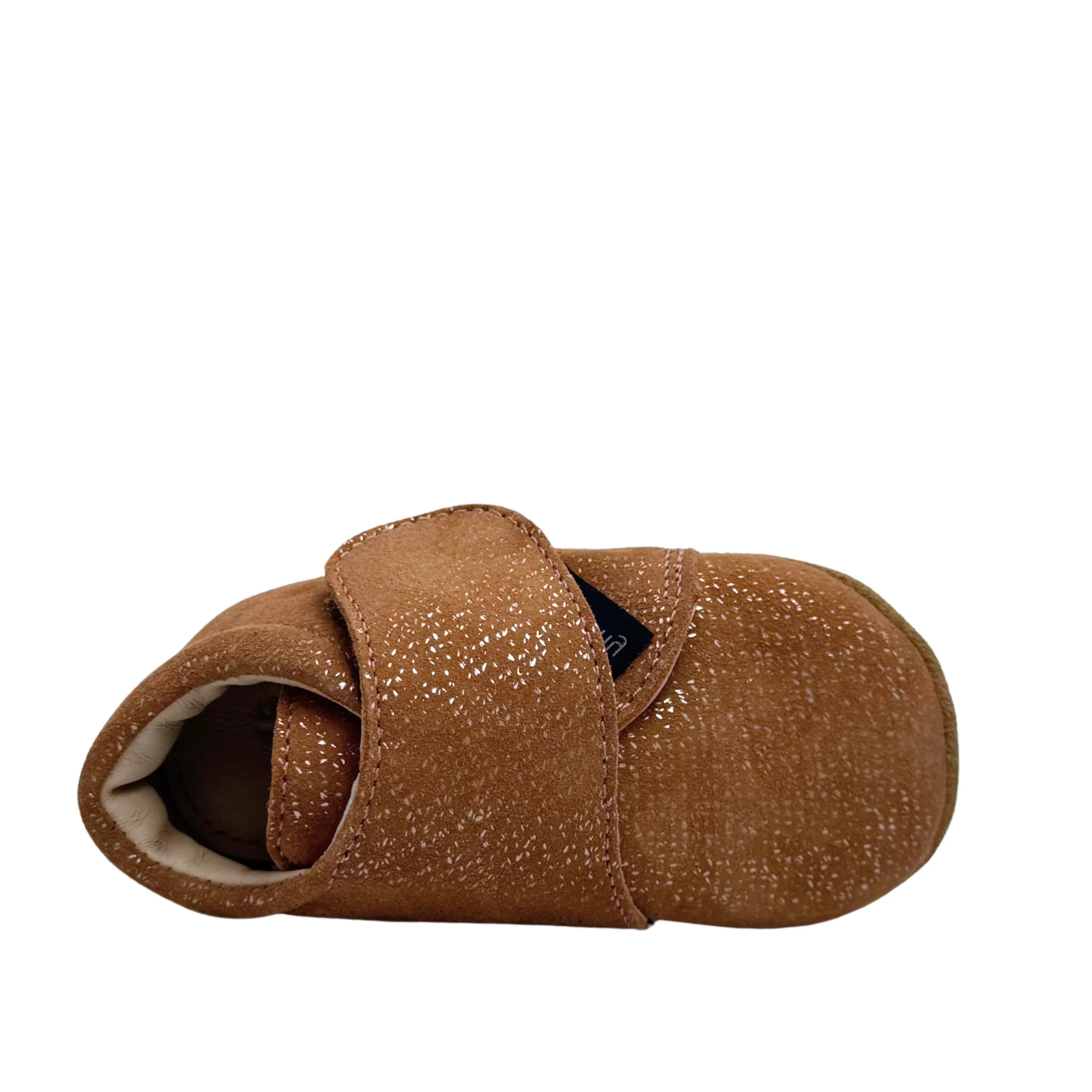 BELLAMY Chaussons Taca Camel Paillette ma petite pointure 