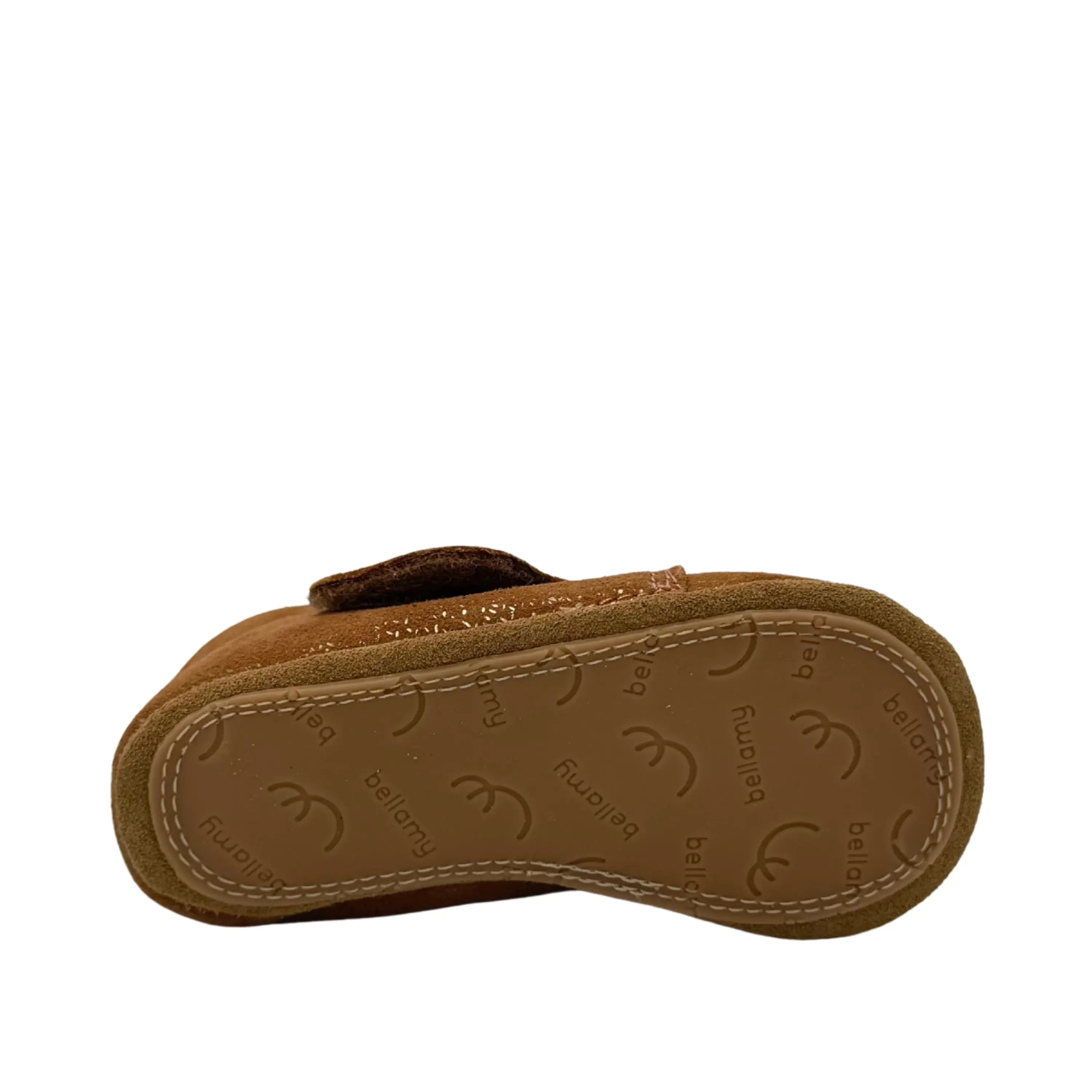 BELLAMY Chaussons Taca Camel Paillette ma petite pointure 