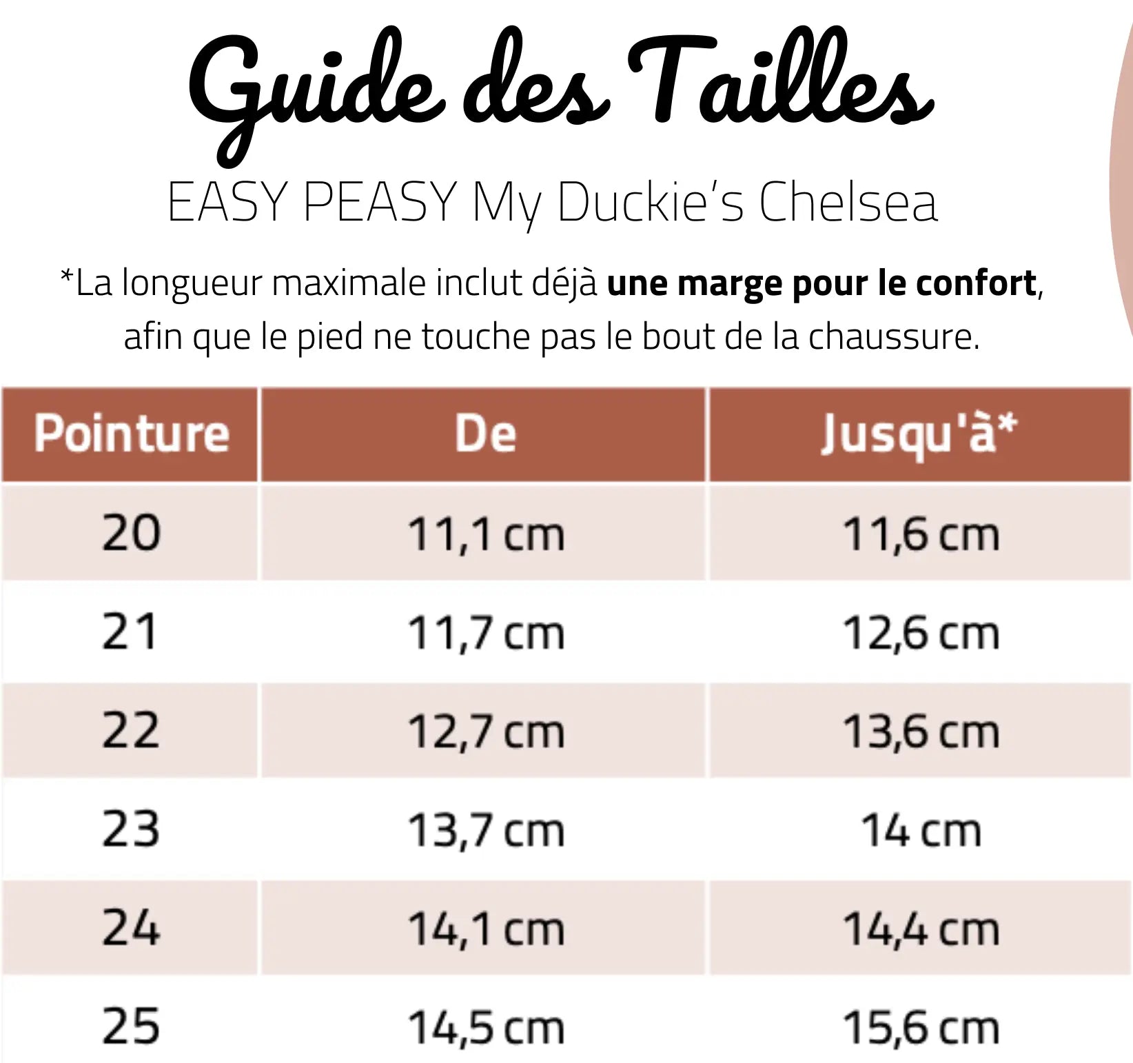 EASY PEASY Bottines Barefoot My Duckie's Chelsea Camel ma petite pointure 