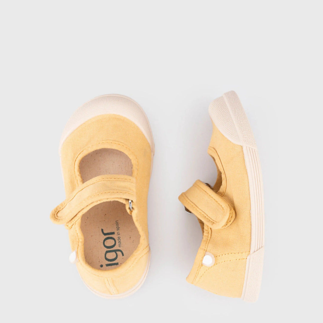 IGOR Baskets en toile Barefoot Lona Mercedes Dijon ma petite pointure 