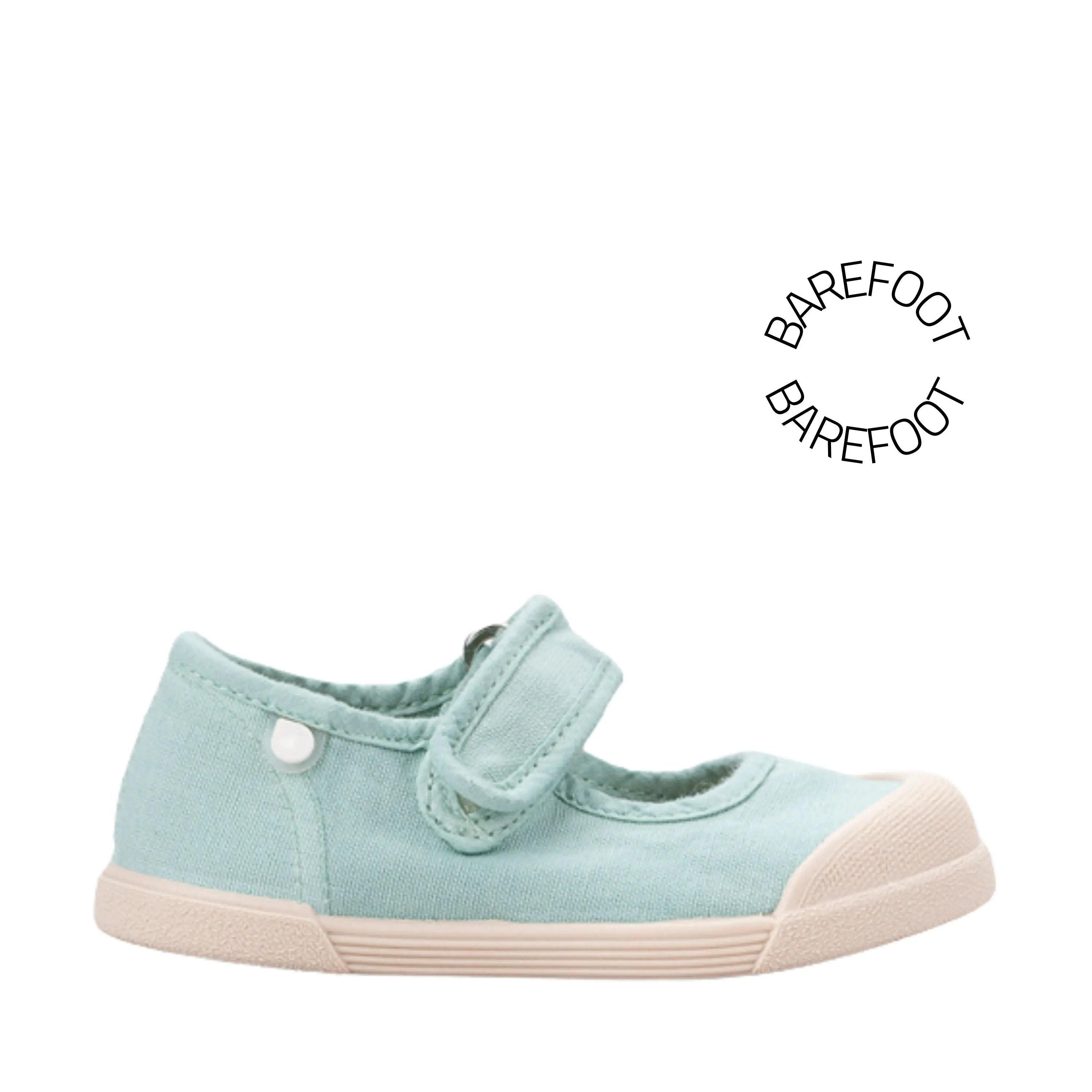 IGOR Baskets en toile Barefoot Lona Mercedes Menta ma petite pointure 