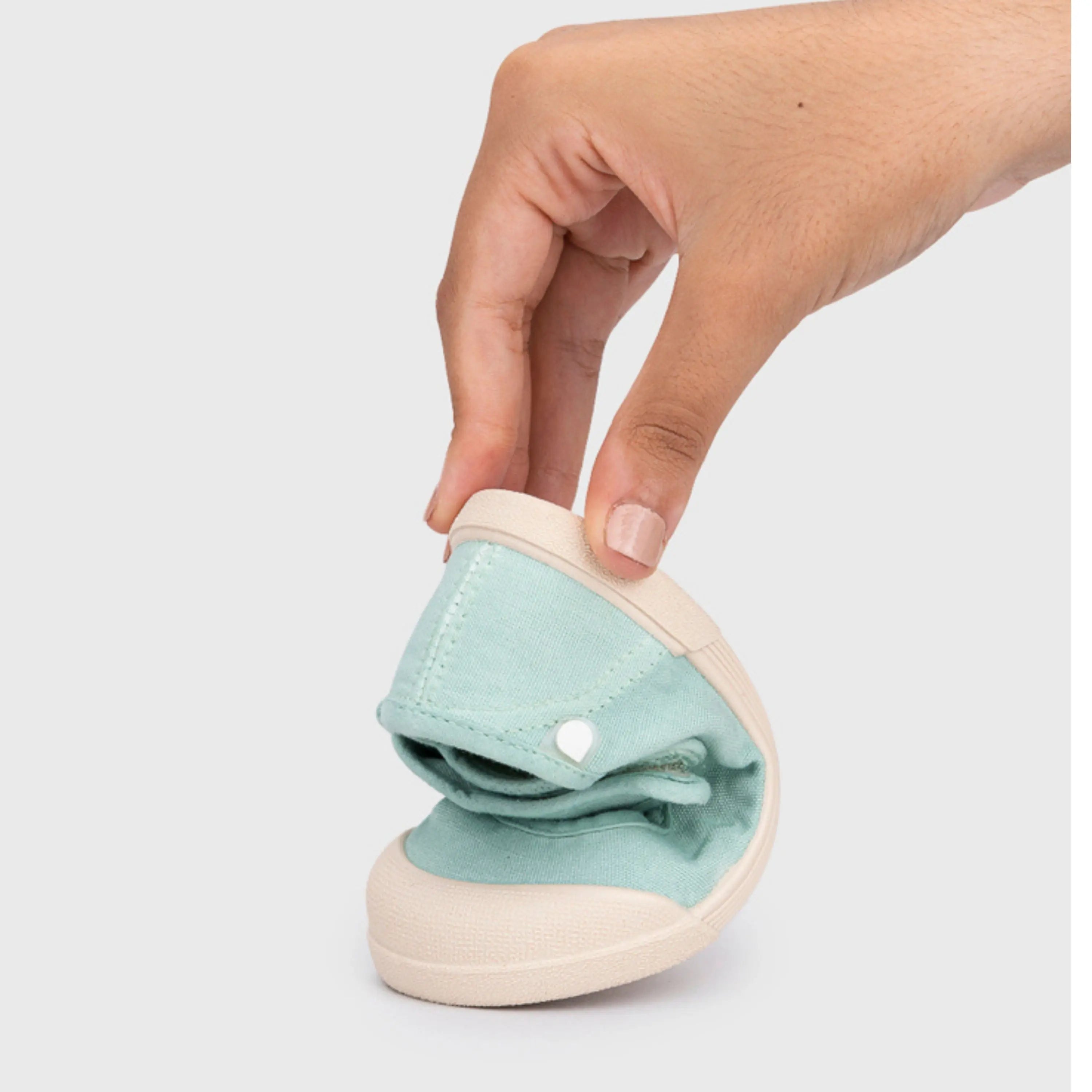 IGOR Baskets en toile Barefoot Lona Mercedes Menta ma petite pointure 