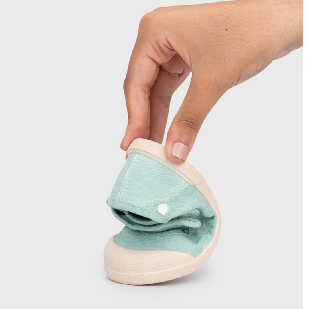 IGOR Baskets en toile Barefoot Lona Mercedes Menta ma petite pointure 