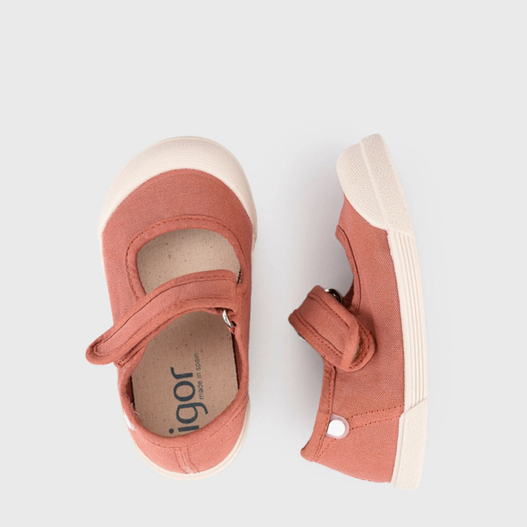 IGOR Baskets en toile Barefoot Lona Mercedes Terracota ma petite pointure 