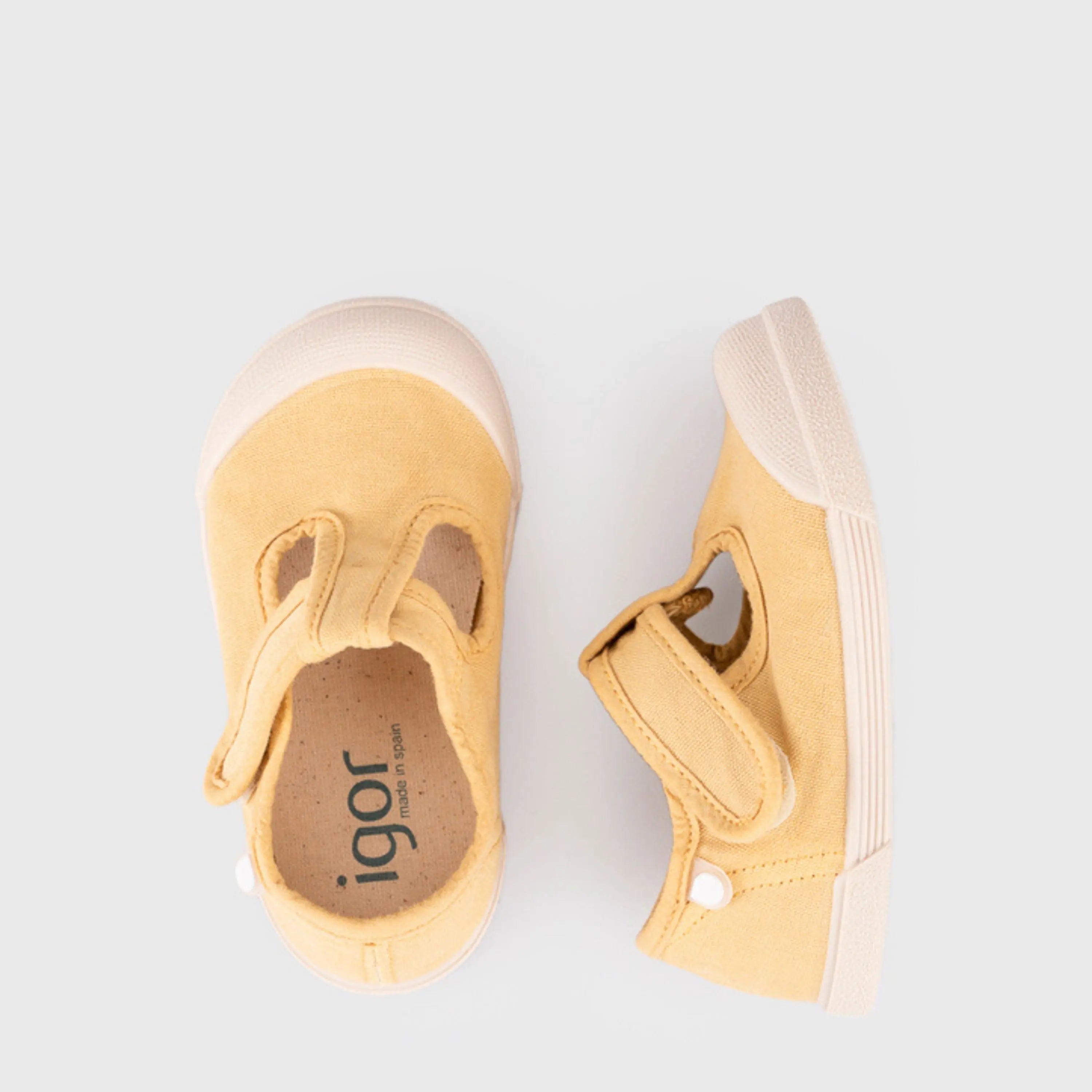 IGOR Baskets en toile Barefoot Lona Pepito Dijon ma petite pointure 