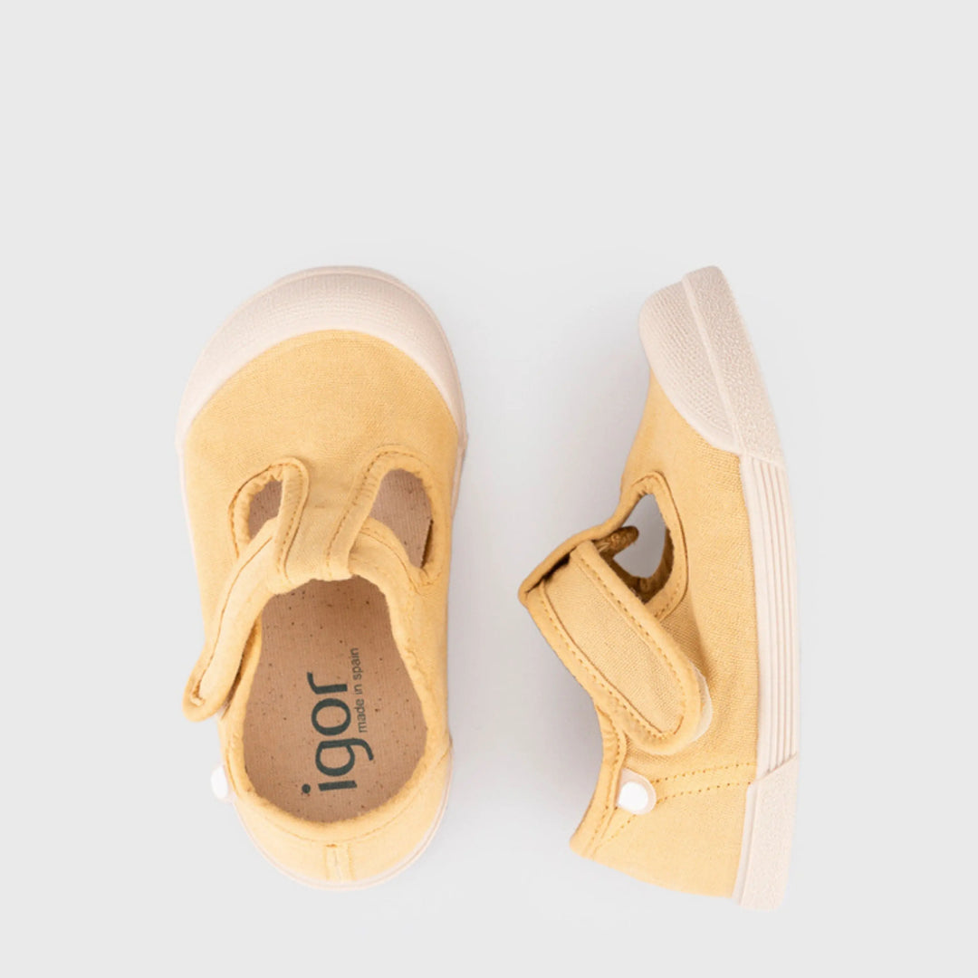 IGOR Baskets en toile Barefoot Lona Pepito Dijon ma petite pointure 