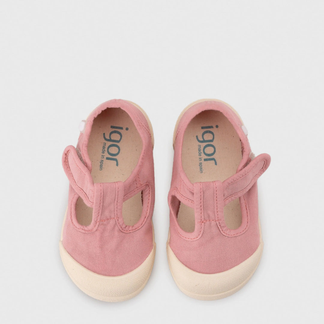 IGOR Baskets en toile Barefoot Lona Pepito Nuevo Rosa ma petite pointure 