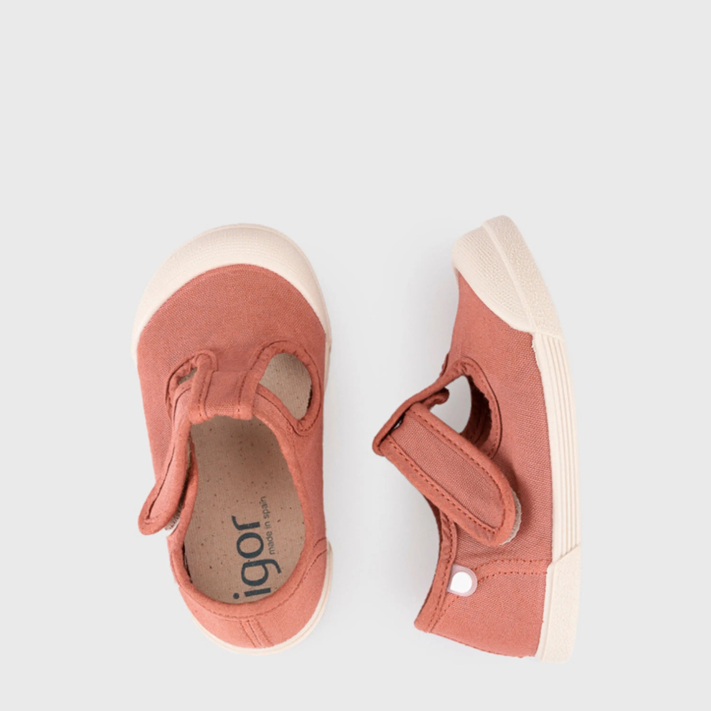 IGOR Baskets en toile Barefoot Lona Pepito Terracota ma petite pointure 