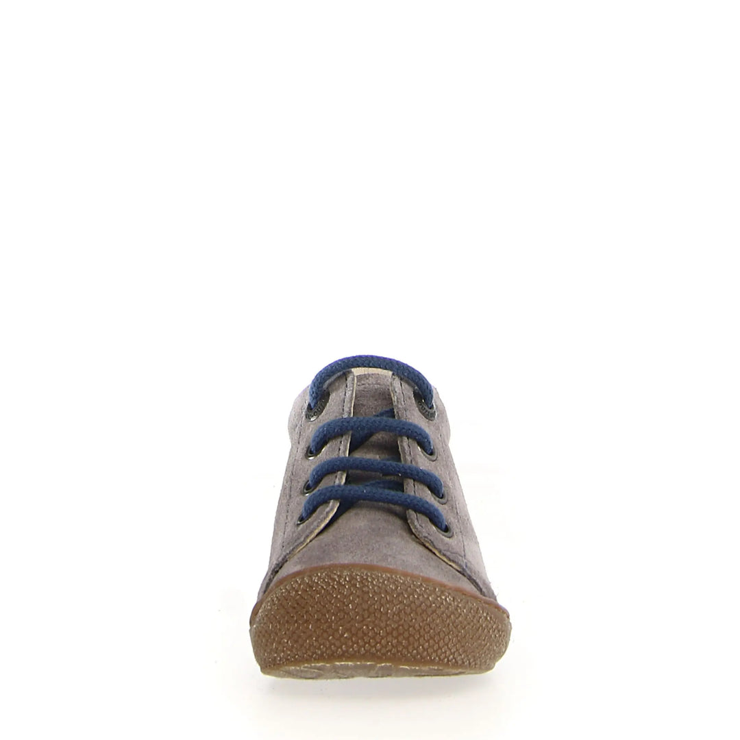 NATURINO Bottillons Cocoon Nappa Suede Anthracite Indigo ma petite pointure 