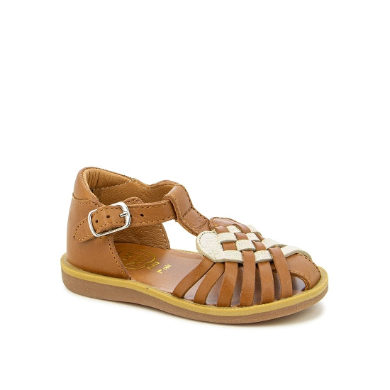 POM D'API Sandales Poppy Love Camel ma petite pointure