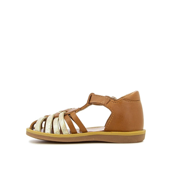 POM D'API Sandales Poppy Love Camel ma petite pointure