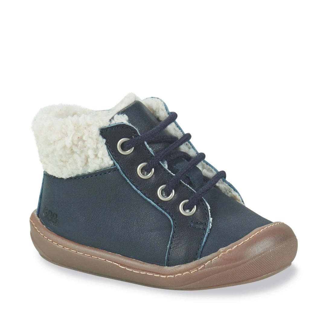 GBB Bottines Aboco Fourrées Marine ma petite pointure 