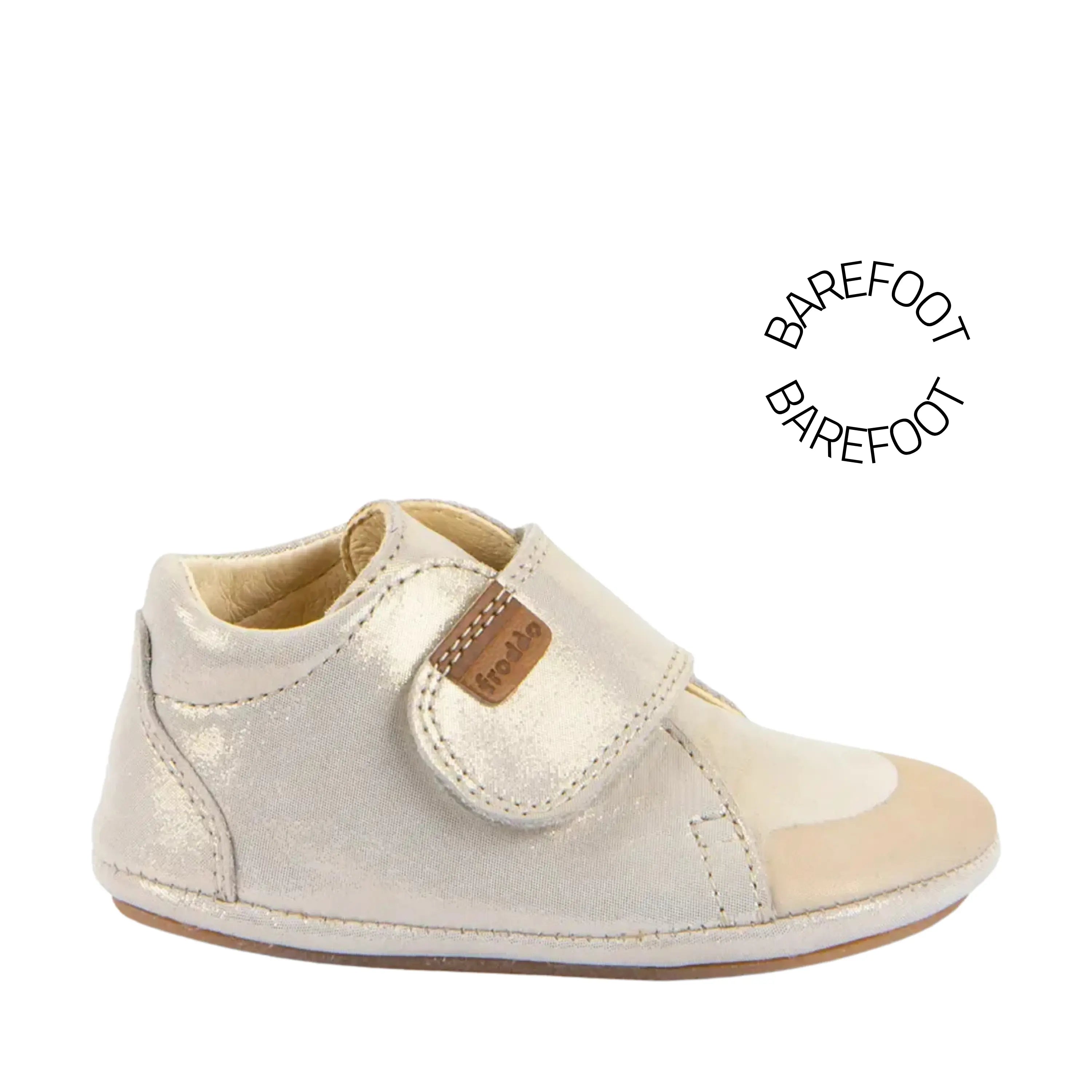 FRODDO Prewalkers Barefoot First Walk Gold Shine ma petite pointure 