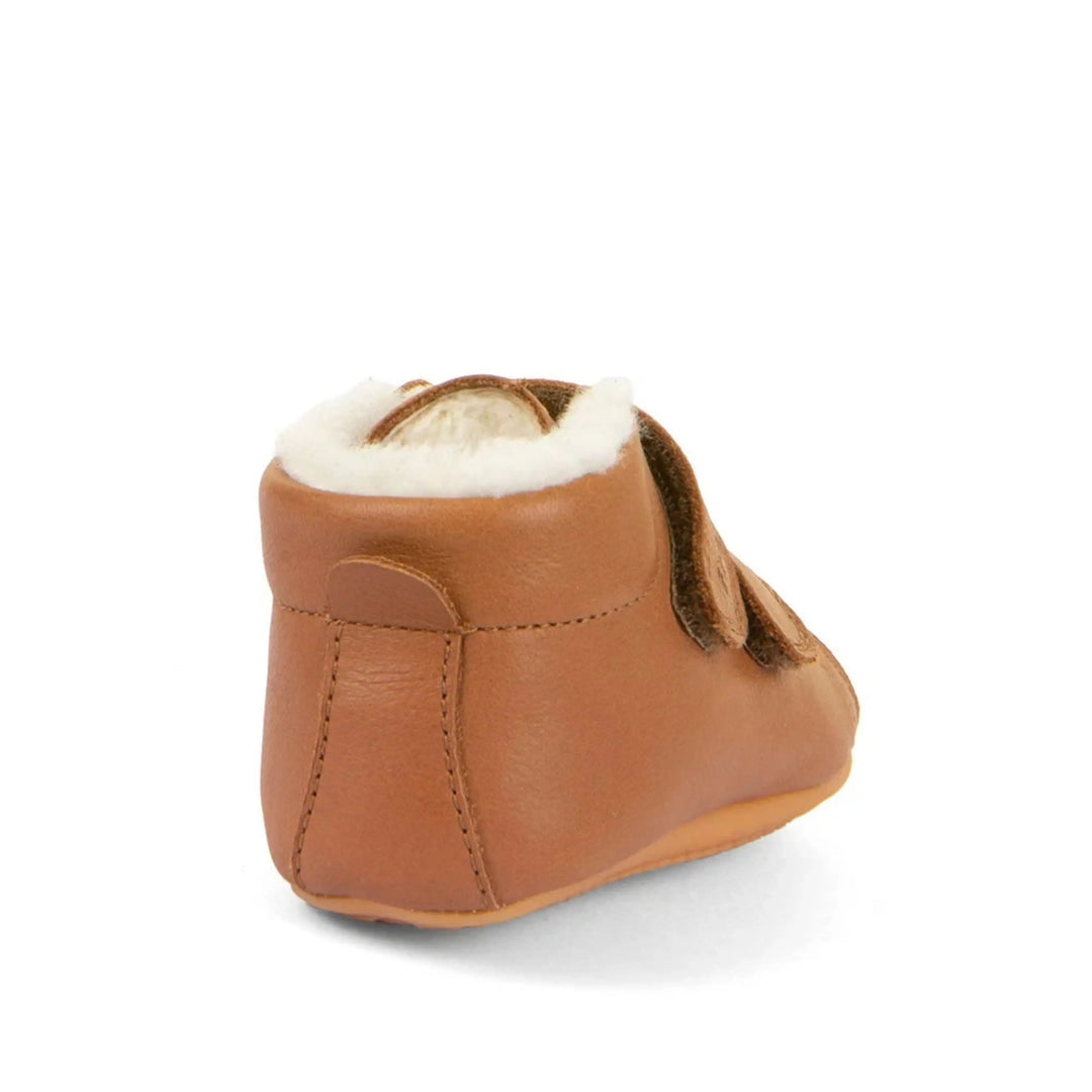 FRODDO Prewalkers Barefoot Fourrés Cognac ma petite pointure 