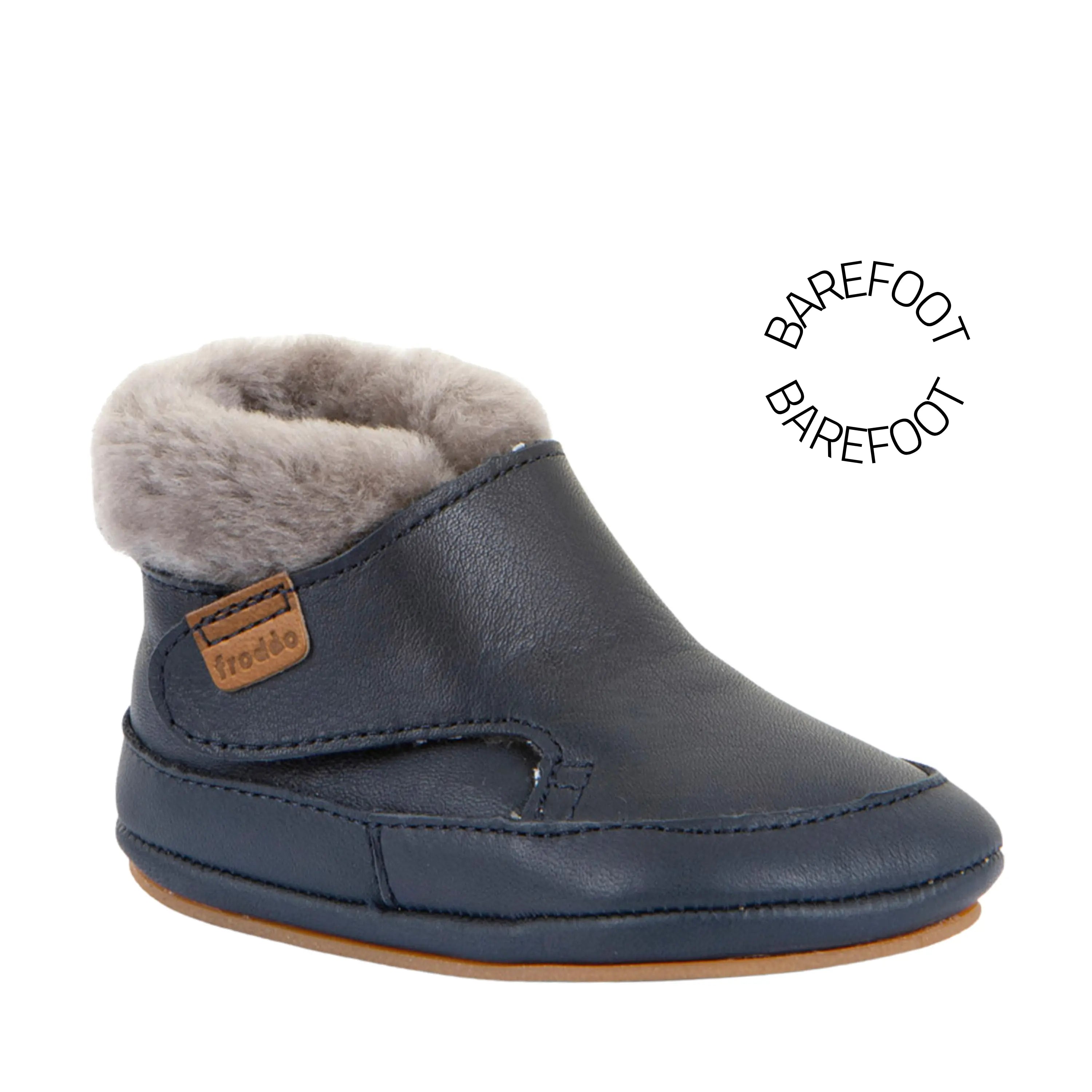 FRODDO Prewalkers Barefoot Fourrés Dark Blue ma petite pointure 