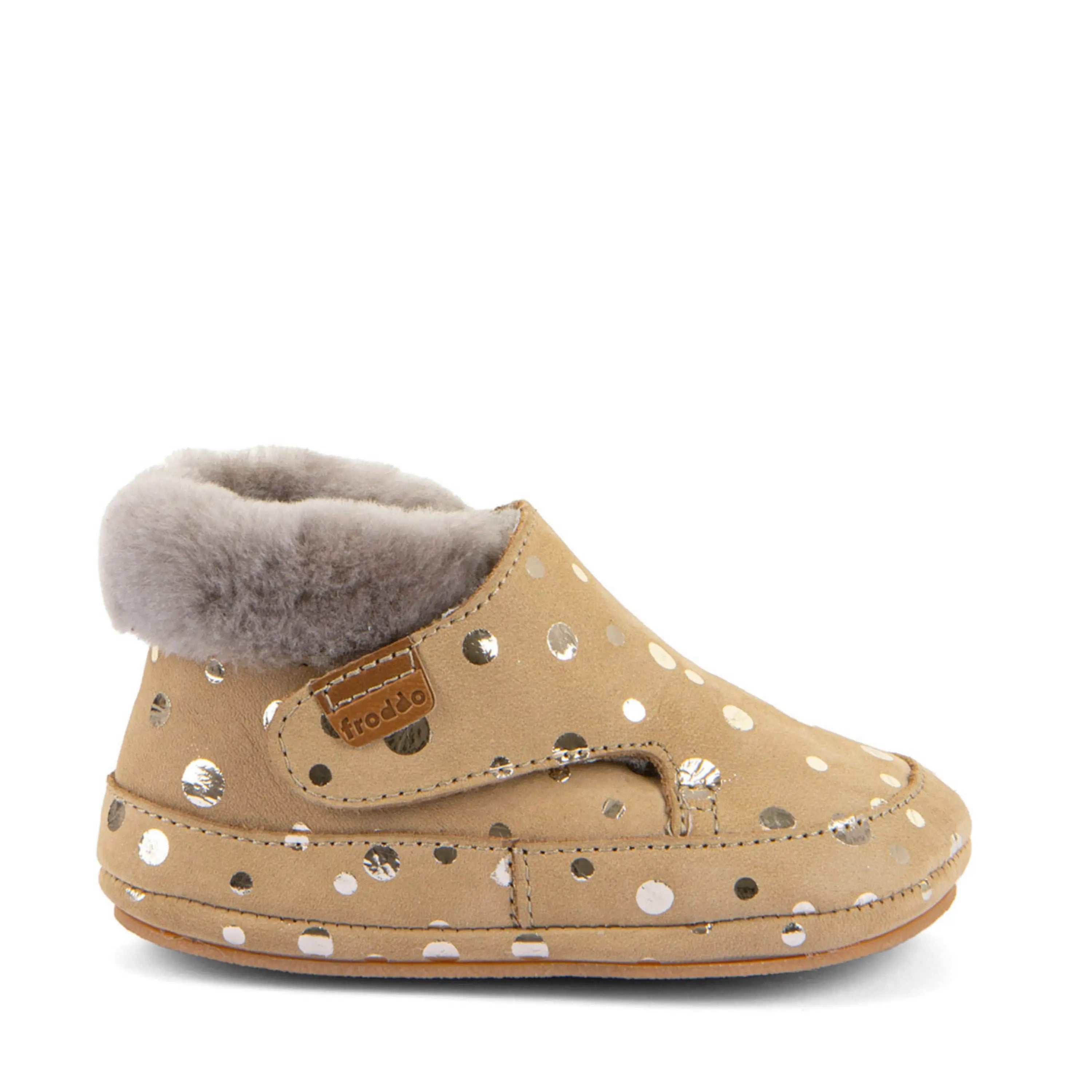 FRODDO Prewalkers Barefoot Fourrés Gold + ma petite pointure 
