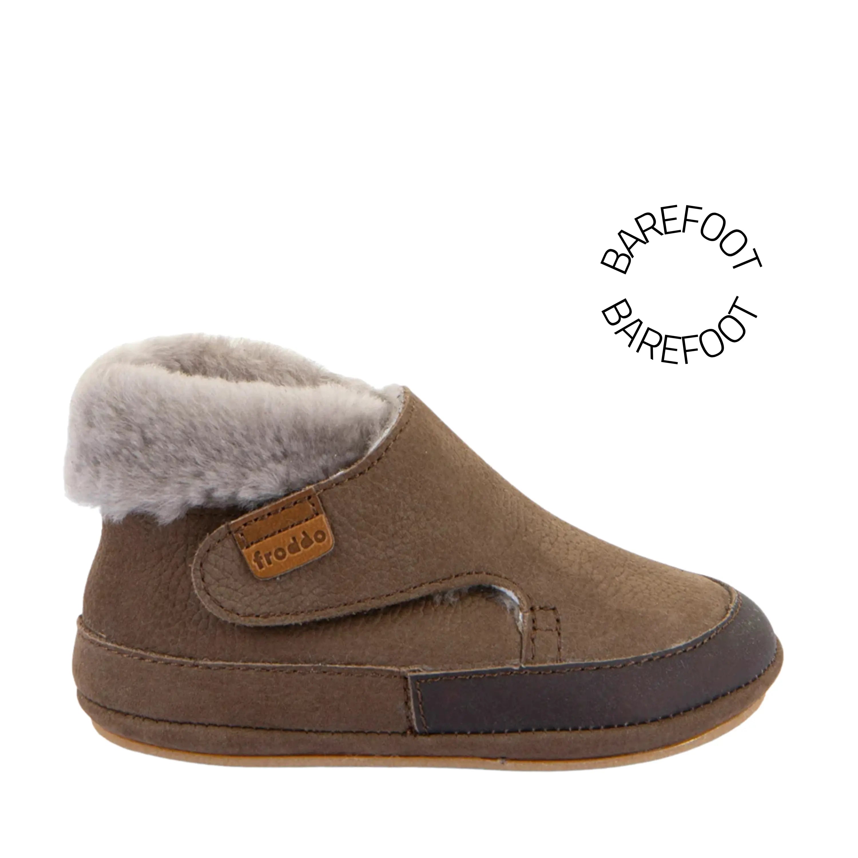 FRODDO Prewalkers Barefoot Furry Walk Brown ma petite pointure 