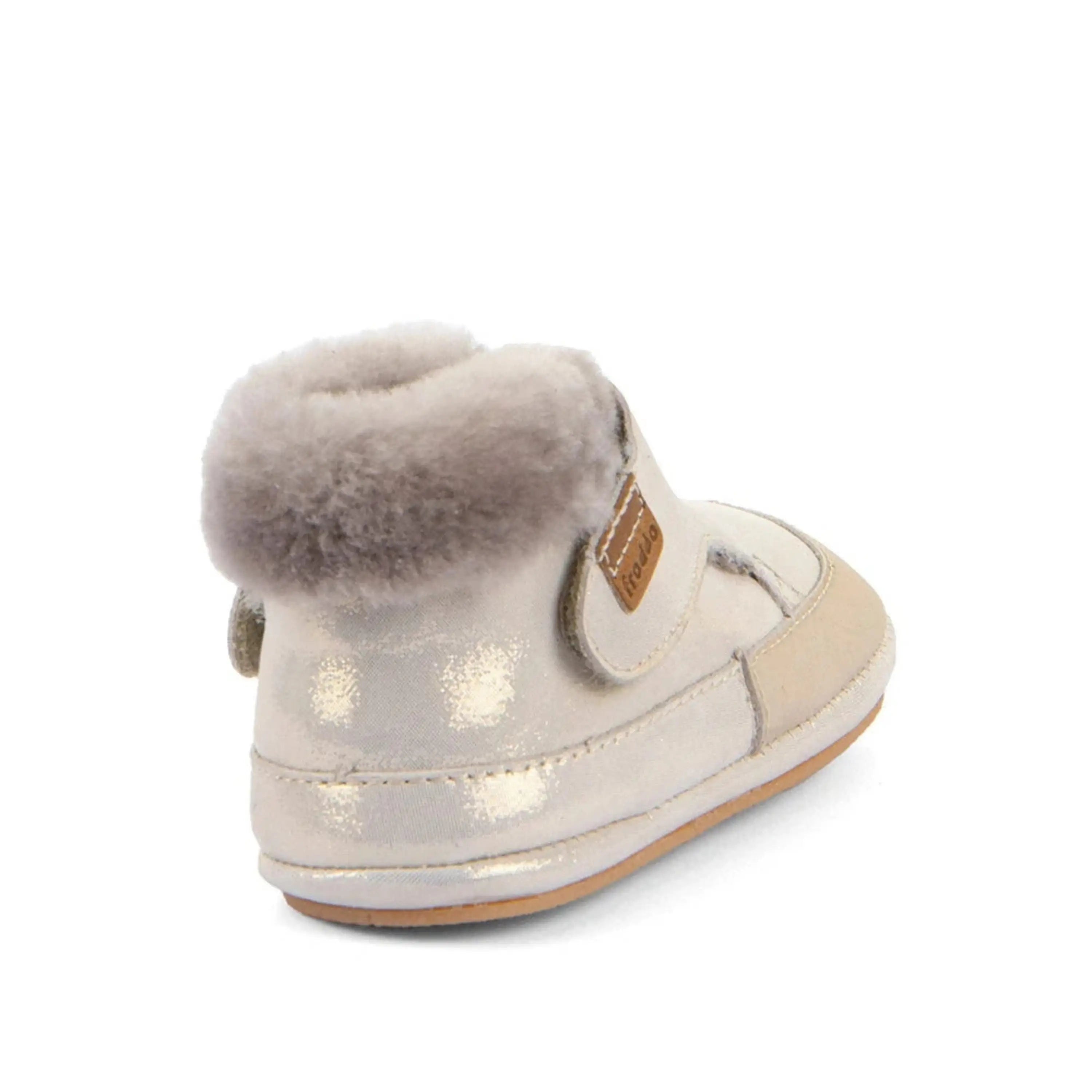 FRODDO Prewalkers Barefoot Furry Walk Gold Shine ma petite pointure 