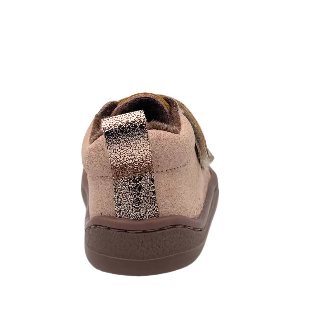 NENS Baskets Barefoot Fourrées Resp Cheviot Skin Cipria ma petite pointure 