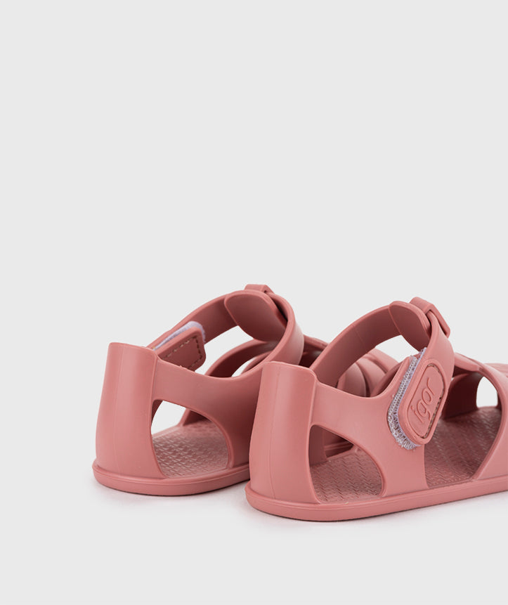 IGOR Sandales de Plage Barefoot Nemo Solid Nuevo Rosa ma petite pointure 