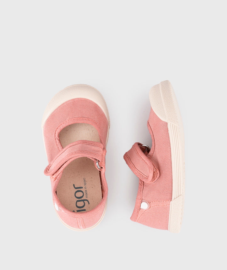 IGOR Baskets en toile Barefoot Lona Mercedes Nuevo Rosa ma petite pointure 