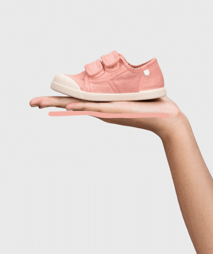 IGOR Baskets en toile Barefoot Lona Mercedes Nuevo Rosa ma petite pointure 