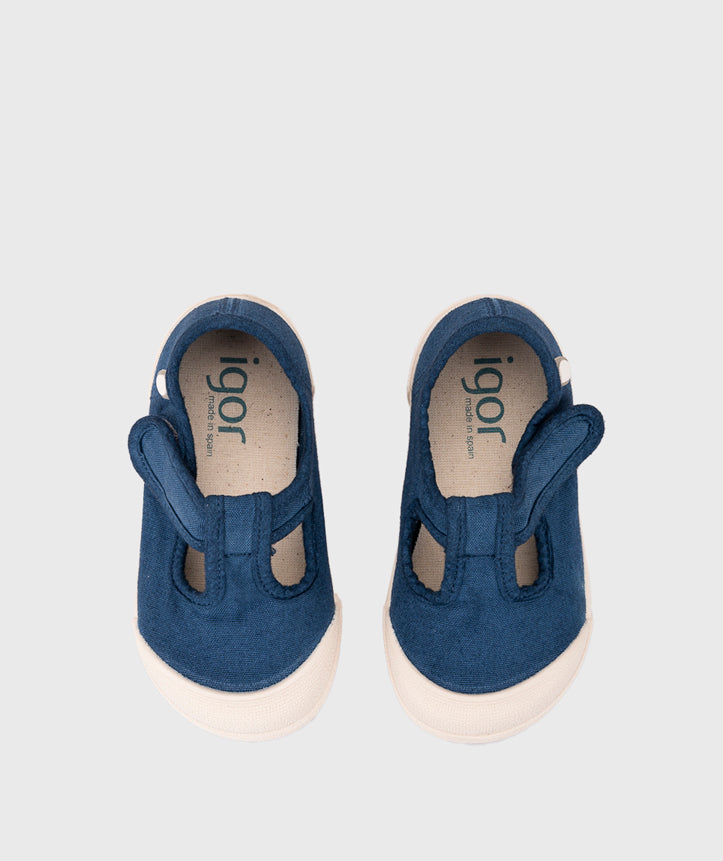 IGOR Baskets en toile Barefoot Lona Pepito Marino ma petite pointure 