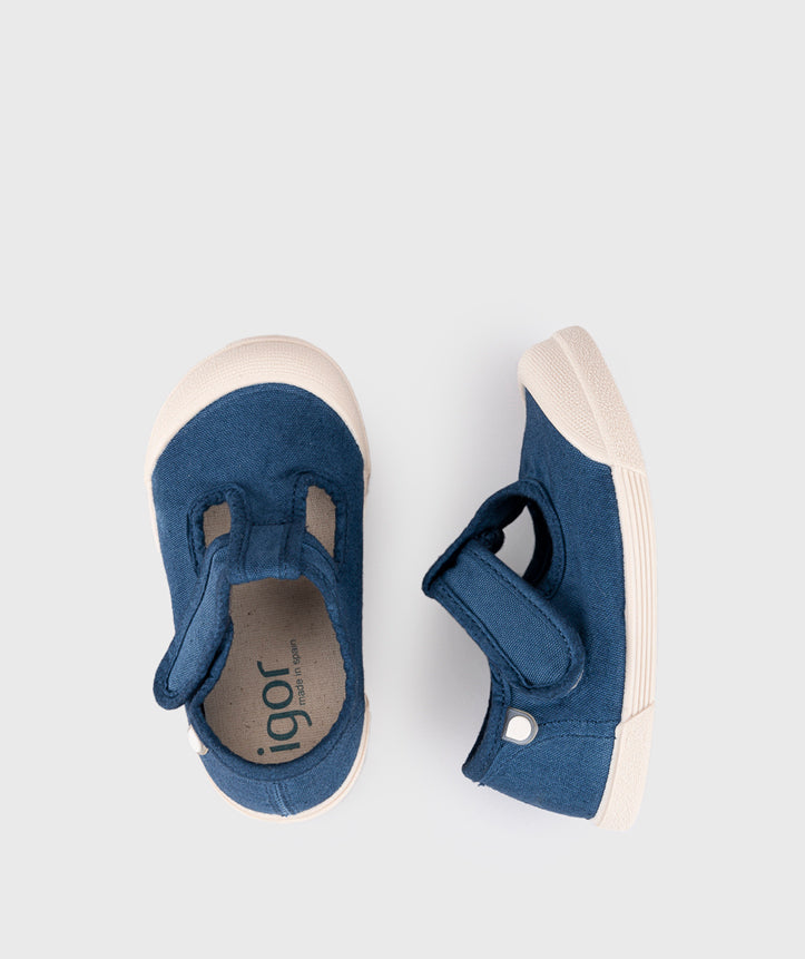 IGOR Baskets en toile Barefoot Lona Pepito Marino ma petite pointure 