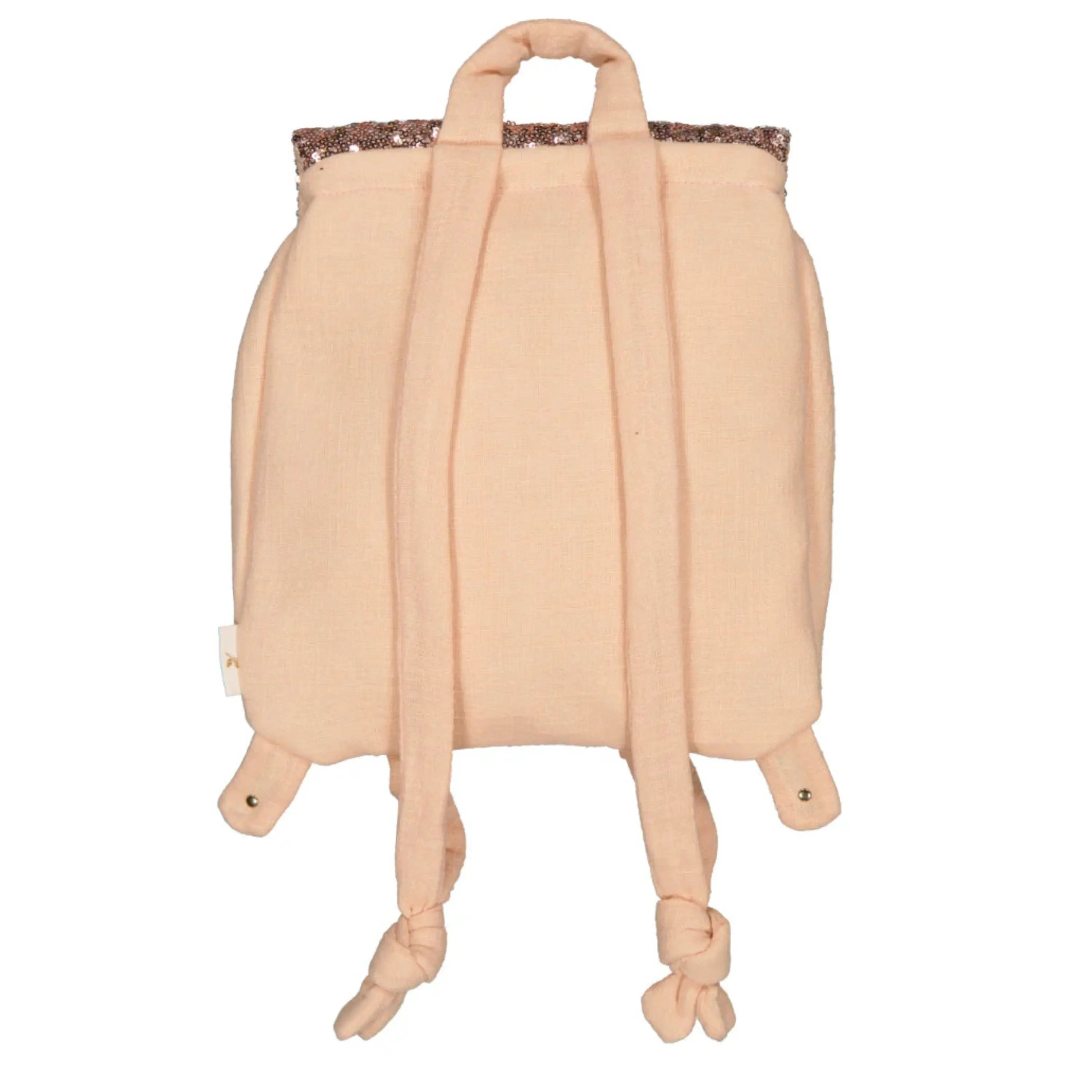 LUCIOLE ET PETIT POIS Sac à dos crèche Sequins roses ma petite pointure 