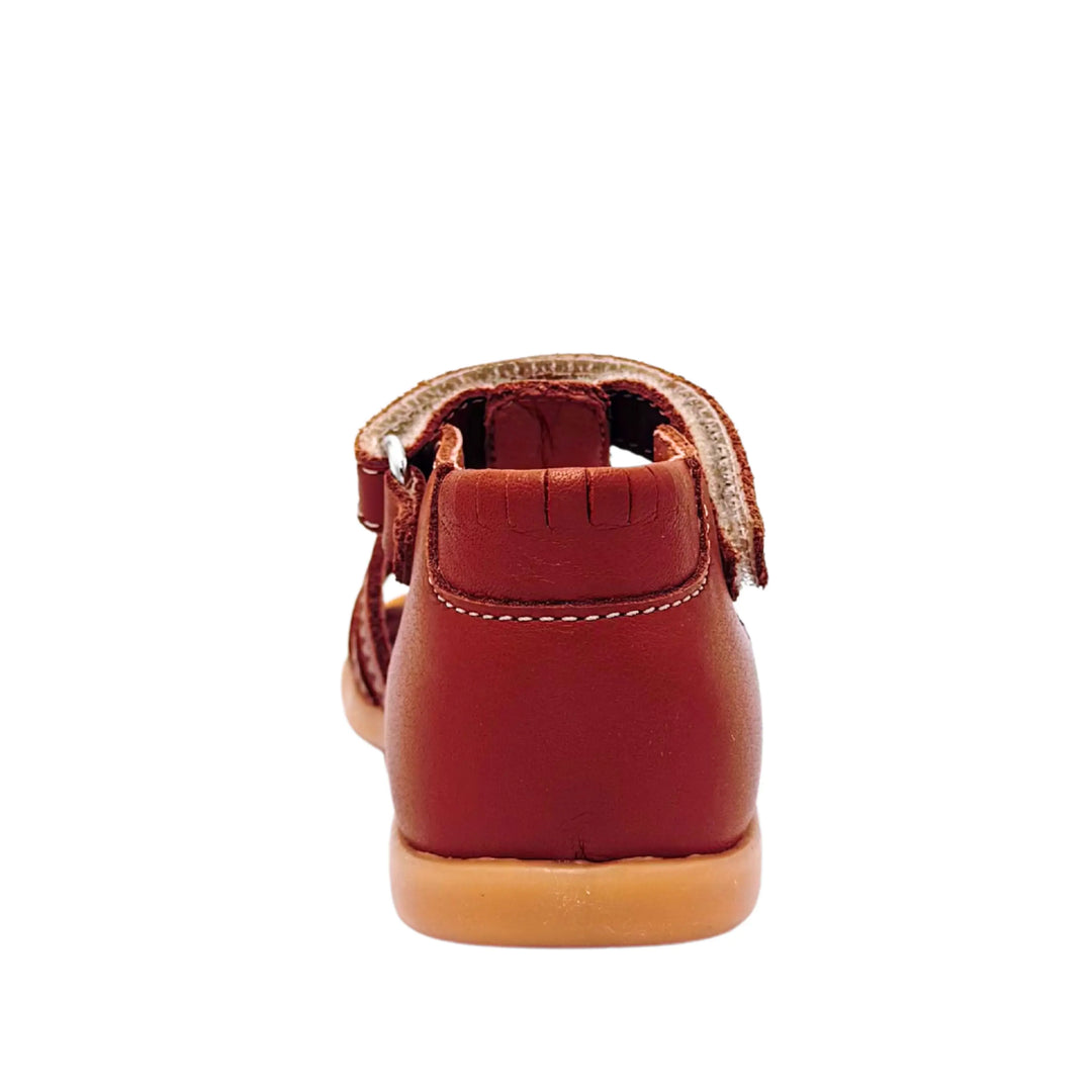 BABYBOTTE Sandales Garden Cuir Cognac ma petite pointure 